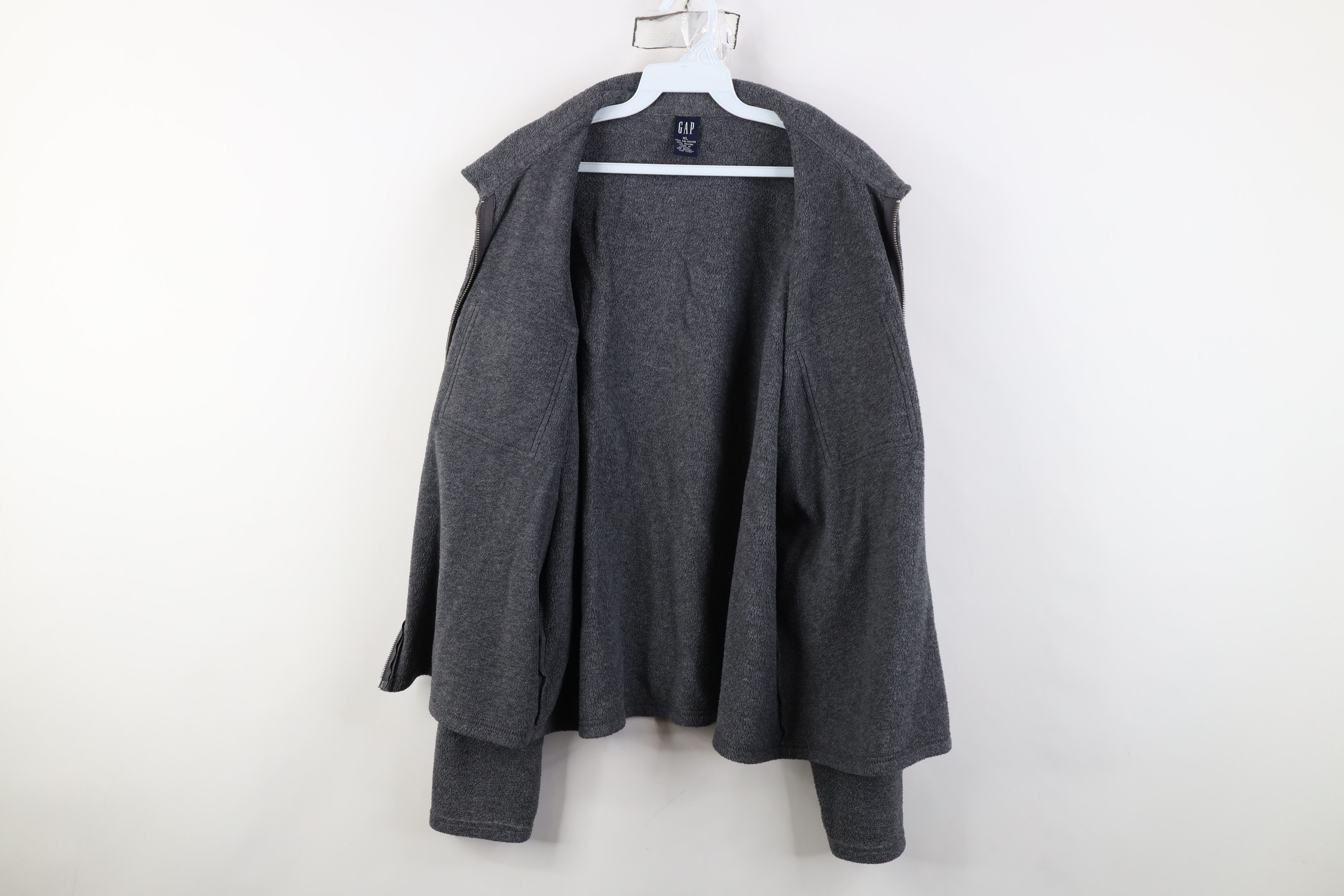 Gap Vintage 90s Y2K Gap Fleece Zip Shirt Jacket Jac Shirt Size XL / US 12-14 / IT 48-50 - 9 Thumbnail