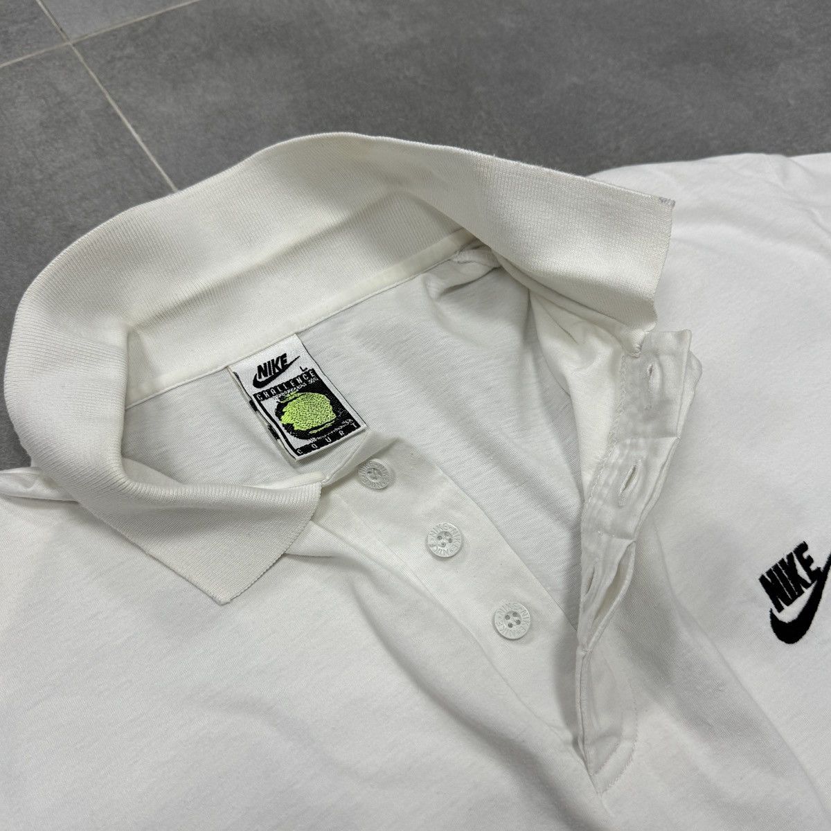 Nike × Vintage Vintage Nike Challenge Court Agassi Tennis Polo Shirt Size L Size US L / EU 52-54 / 3 - 8 Thumbnail