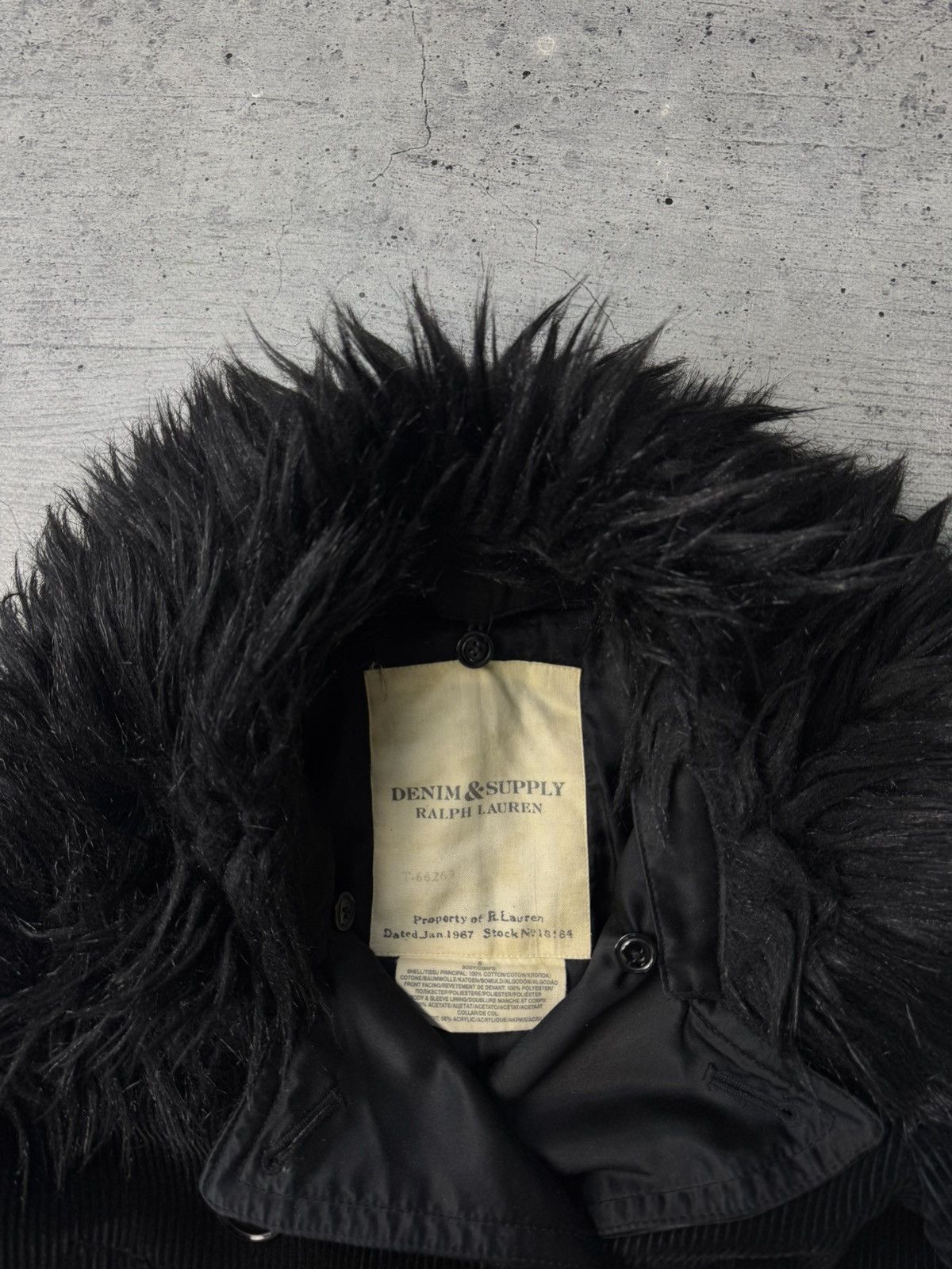 Denim & Supply Ralph Lauren Vintage Denim & Supply Ralph Lauren Corduroy Y2K Fur Coat Size US S / EU 44-46 / 1 - 3 Thumbnail