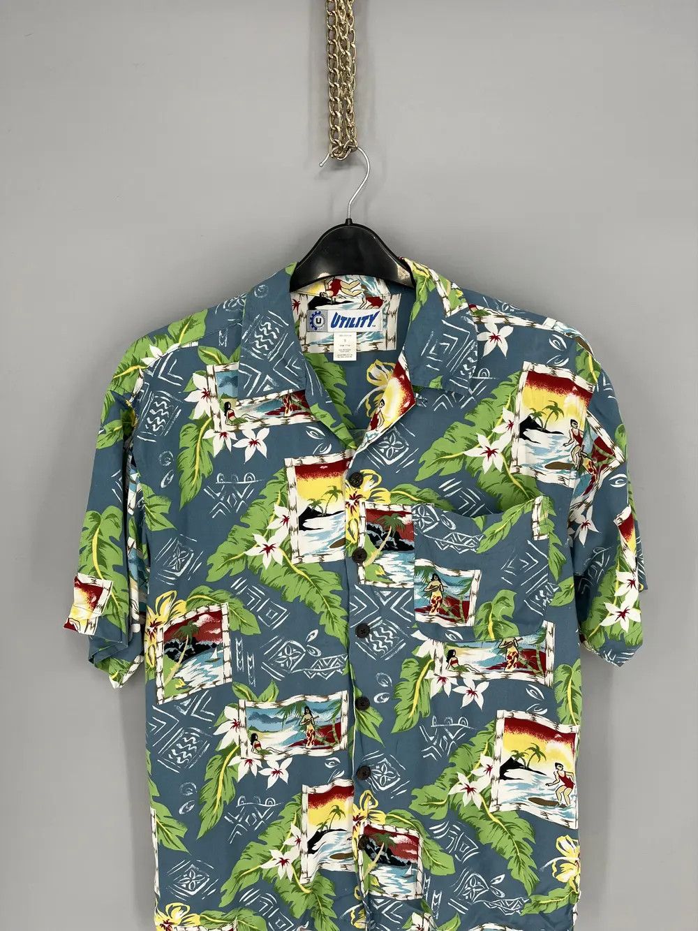 Vintage Vintage Y2K Art Streetwear Hawaiian Travis Scott style Size US M / EU 48-50 / 2 - 7 Thumbnail