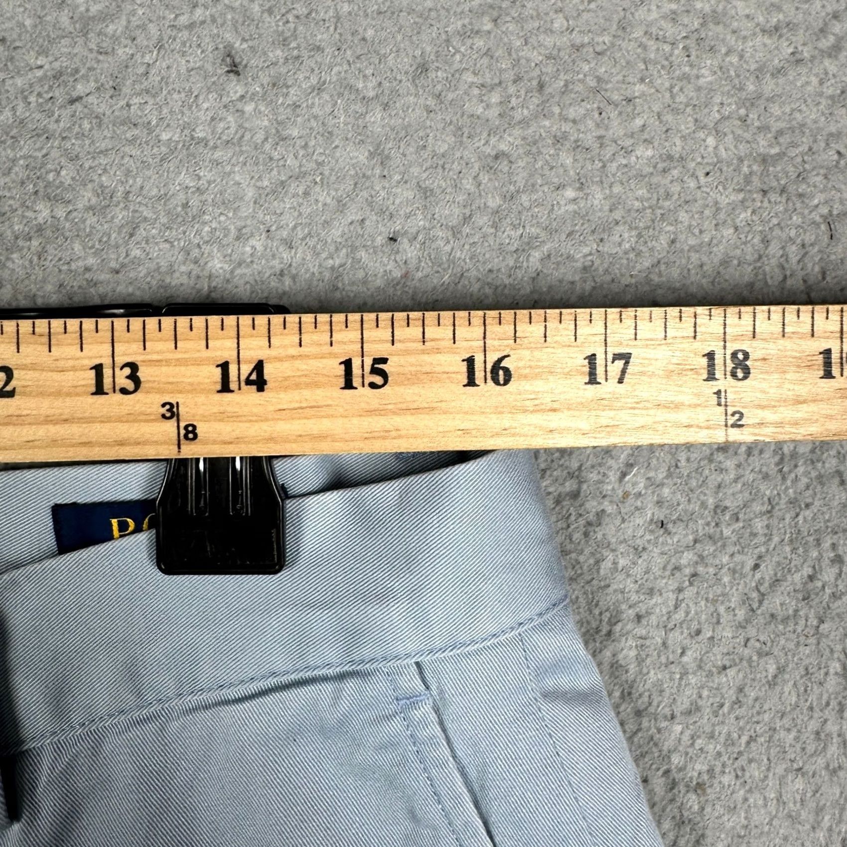 Polo Ralph Lauren Polo Ralph Lauren Shorts Mens 33 Blue Chino Flat Front Lightweight EUC Size US XS / EU 42 / 0 - 5 Thumbnail