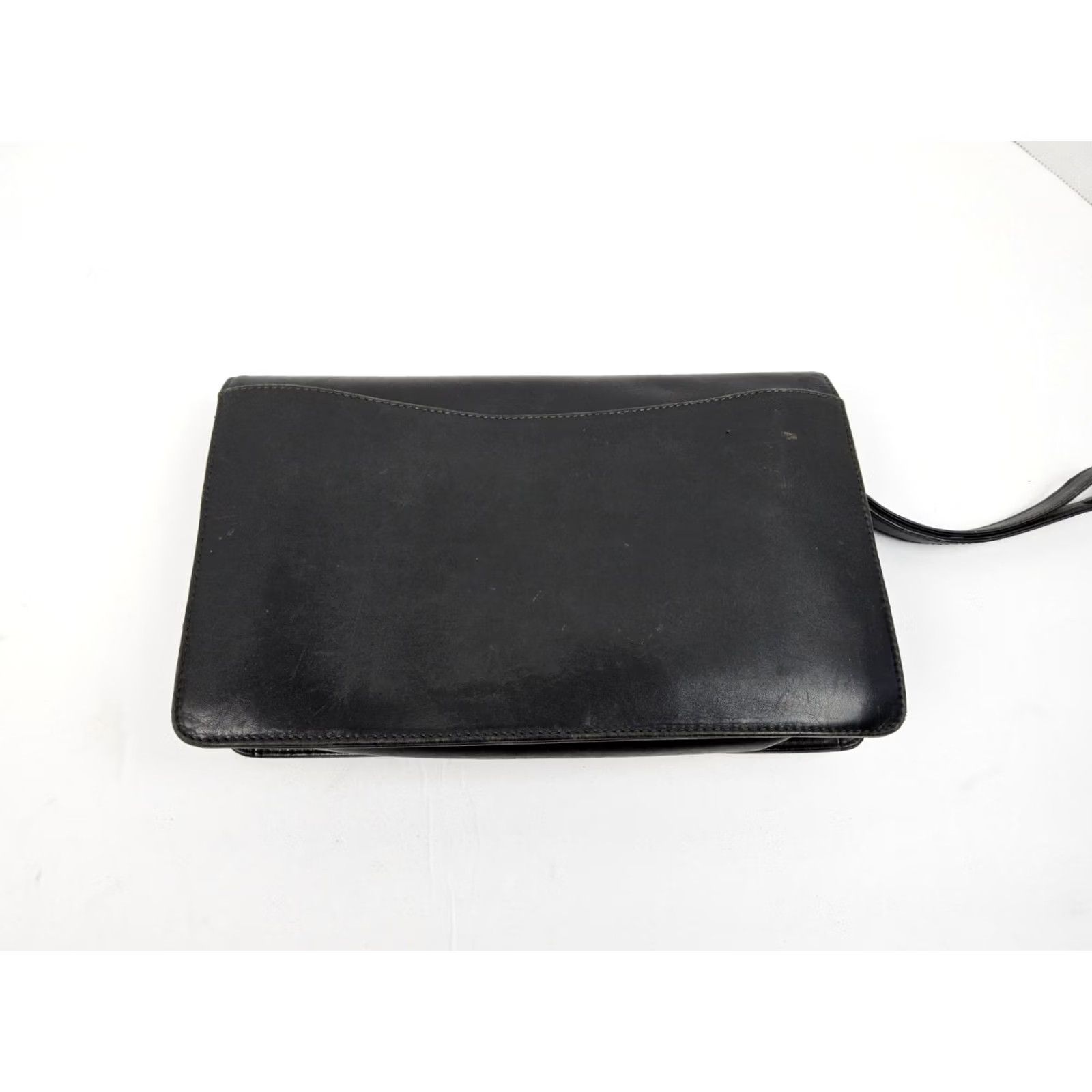 Vintage Dunhill Leather Clutch Wrist Strap Handbag Purse Black Women） Size ONE SIZE - 7 Thumbnail