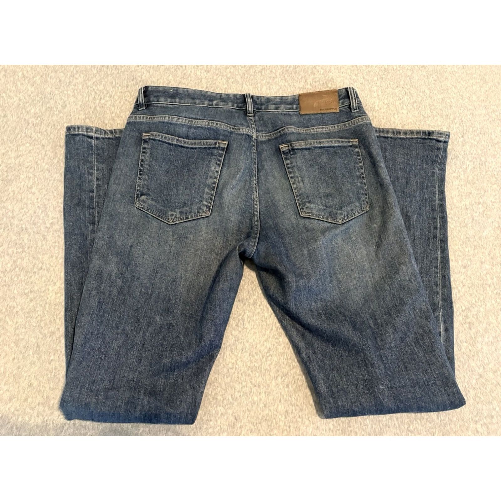 Suitsupply Suitsupply Jeans Denim Blue Slim 32x34 Mens Regular Cotton Blend Straight Inseam 34 Denim 32x34 Italy Button Closure Shoes? Size US 32 / EU 48 - 6 Thumbnail