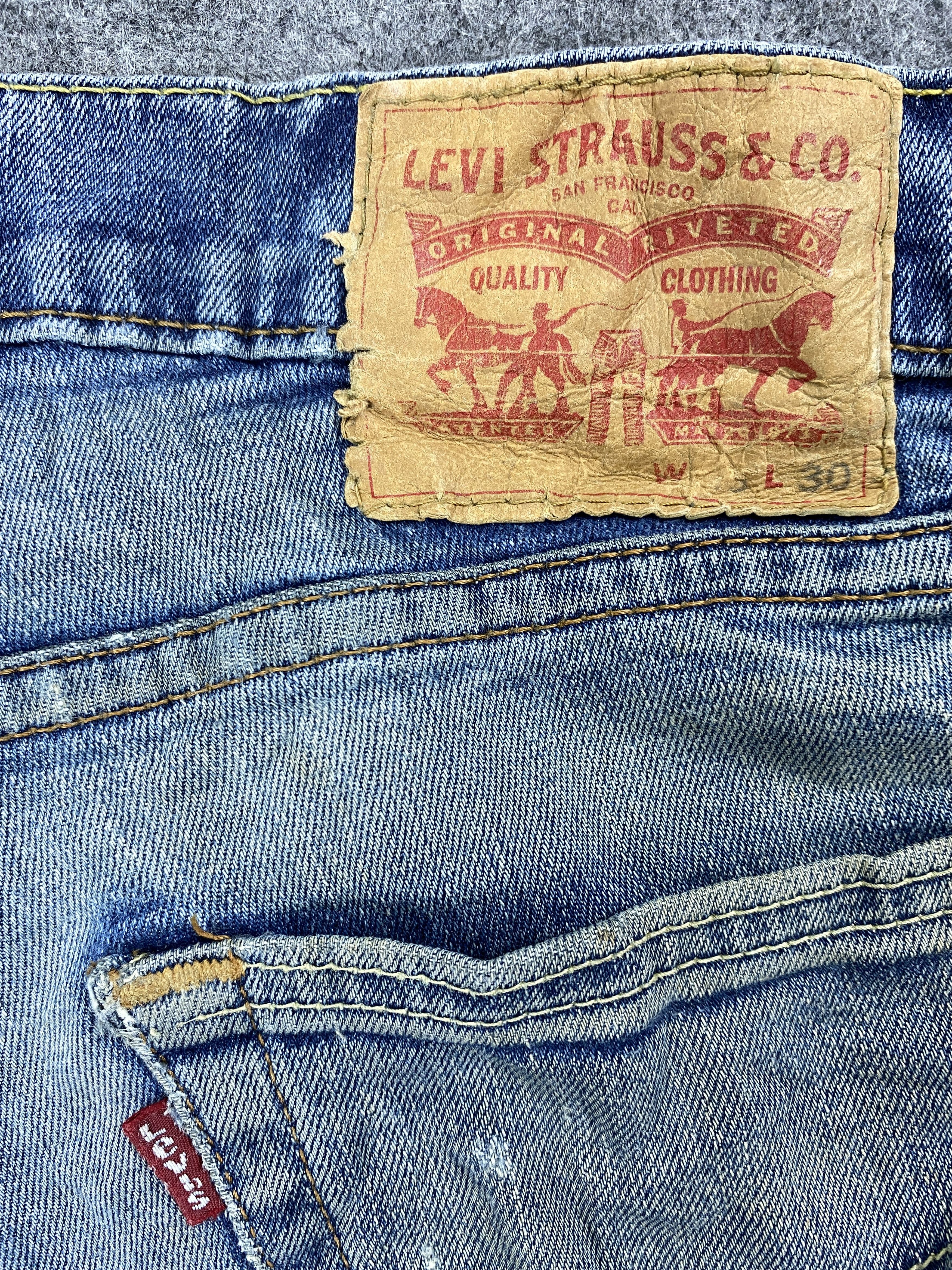 Levi's Dirty Blue Vintage Levi's Jeans 28x28 Denim -SJ073 Size US 28 / EU 44 - 10 Thumbnail