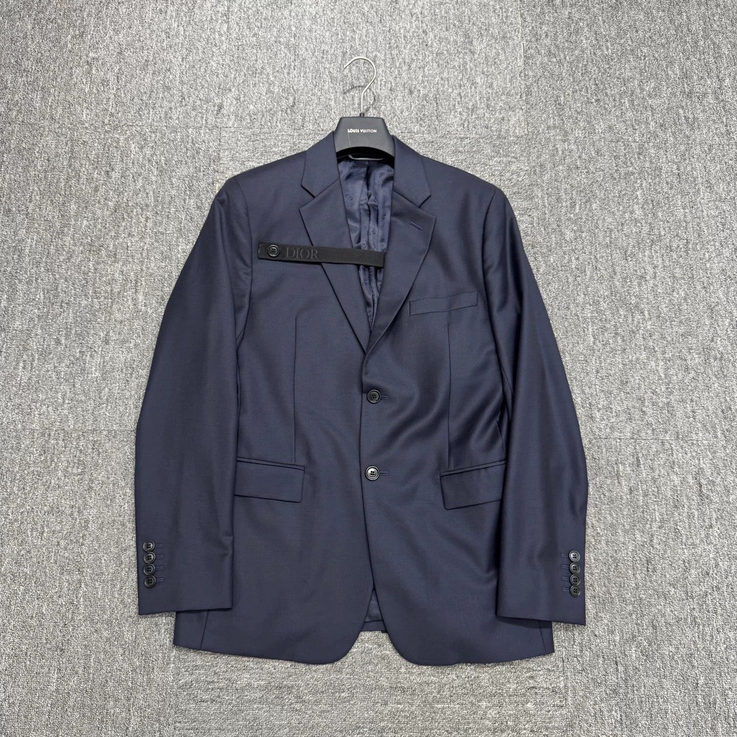 Dior Wool Suit Jacket with Straps