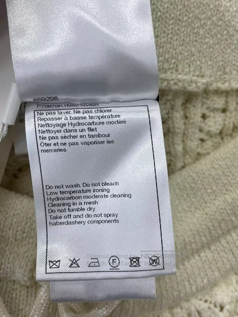 Chanel Chanel 24P white knitted shorts Size 24" / US 00 / IT 34 - 5 Thumbnail
