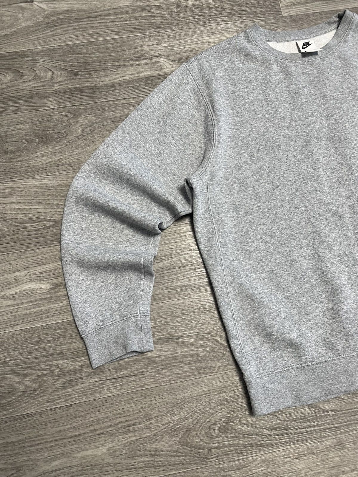 Nike Nike Gray Basic Sweatshirt Y2K Size US S / EU 44-46 / 1 - 4 Thumbnail