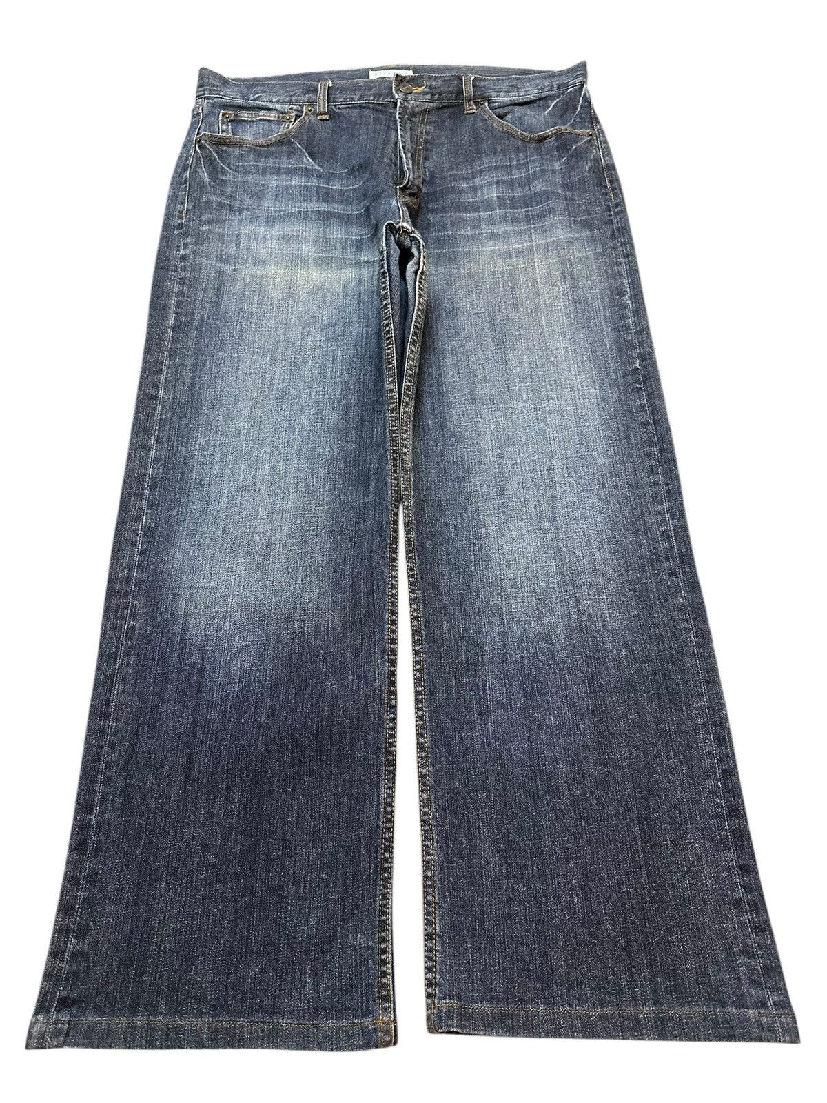Fubu Vintage Japanese Brand Blue Faded Wash Style Baggy Jeans Size US 36 / EU 52 - 1 Thumbnail