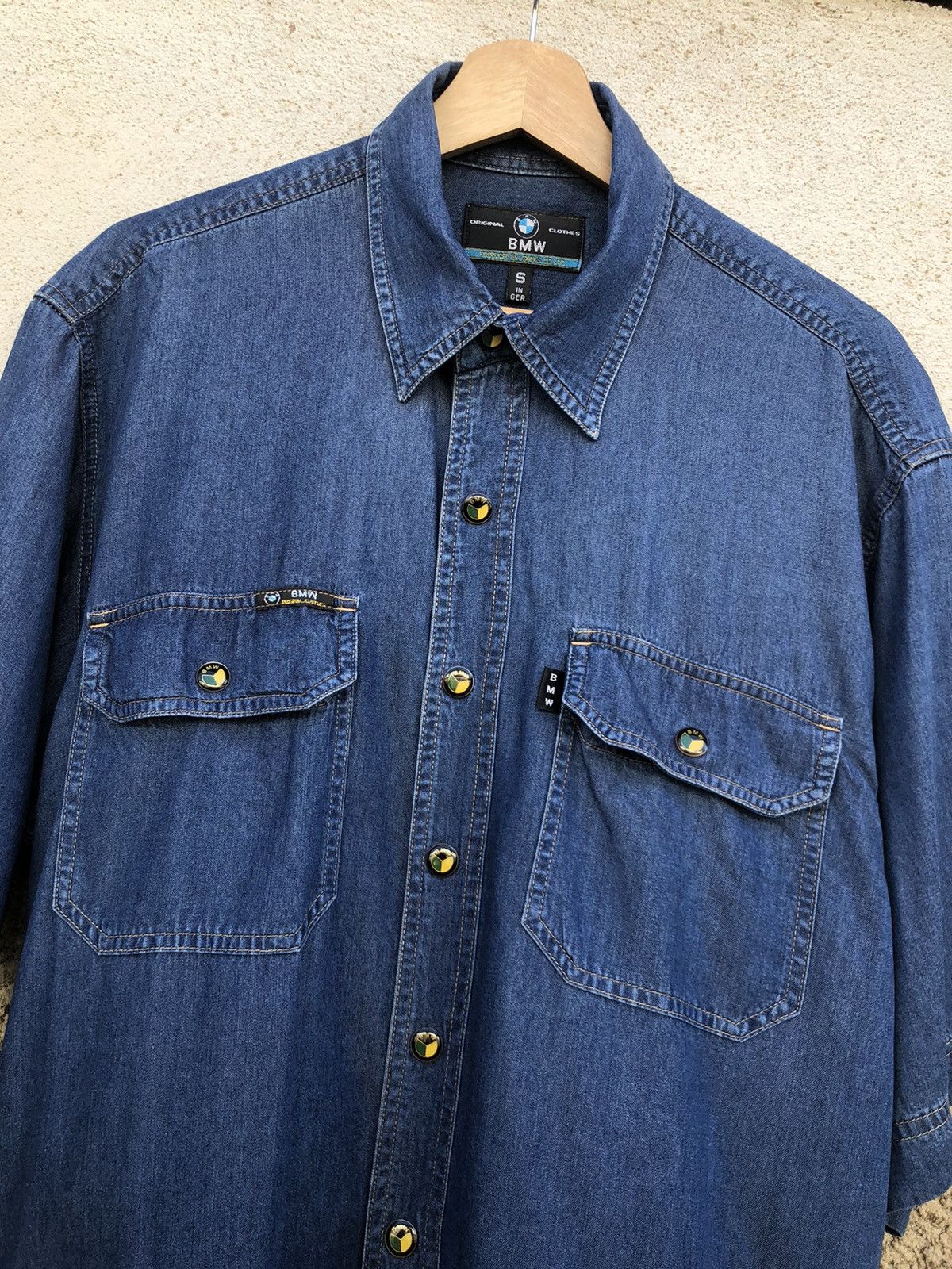 BMW × Vintage BMW Button Up Shirt Size US L / EU 52-54 / 3 - 1 Thumbnail
