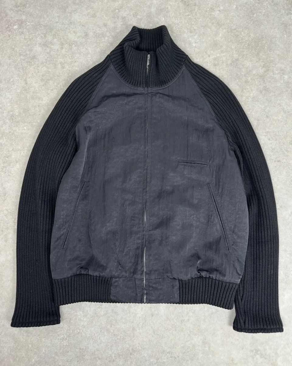 Marc Jacobs AW2010 Marc Jacobs Black Wool Hybrid Zip-up Jacket Size US S / EU 44-46 / 1 - 4 Thumbnail