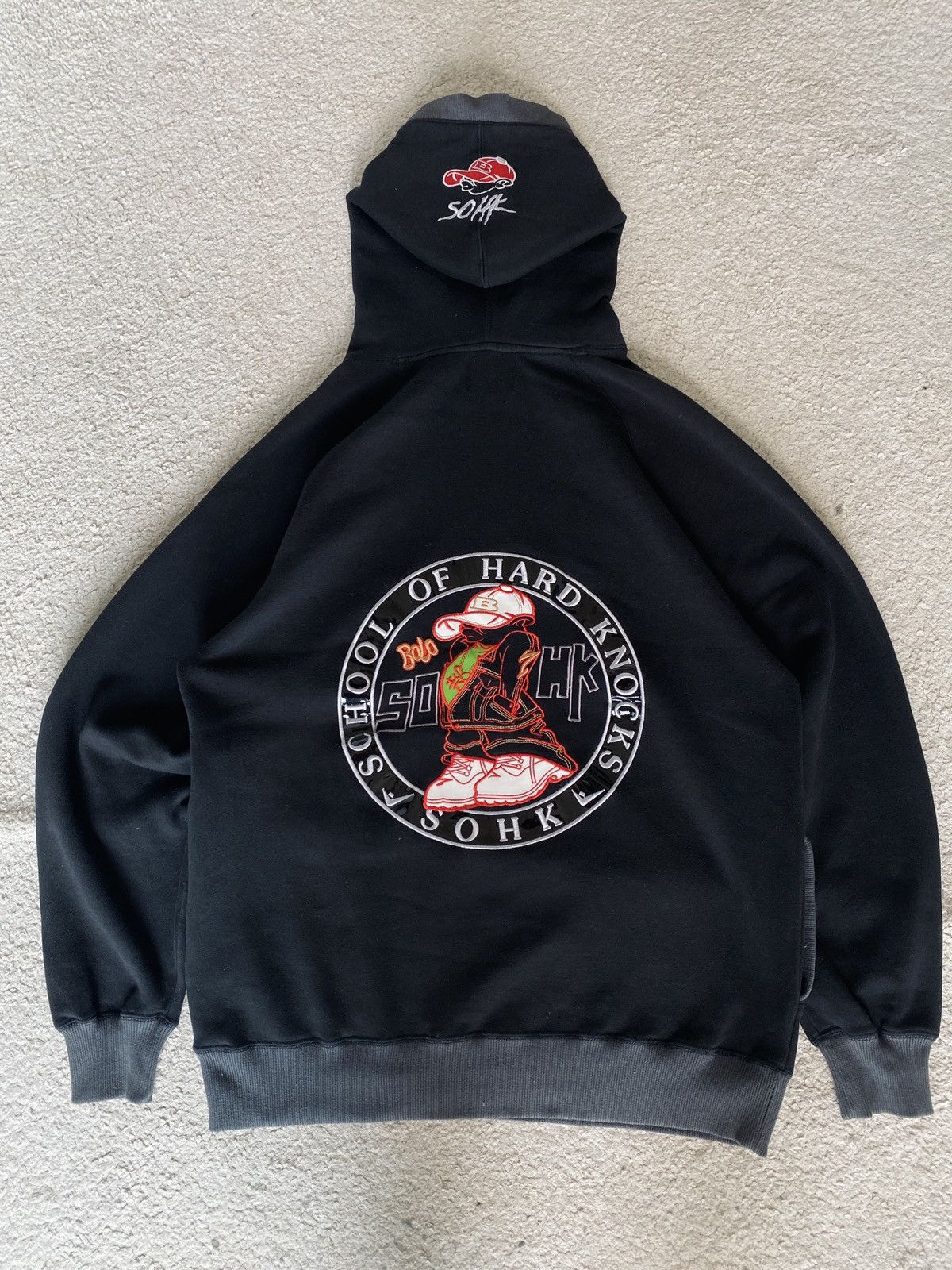 JNCO × Vintage Vintage School Of Hard Knocks Hoodie Size US L / EU 52-54 / 3 - 1 Thumbnail