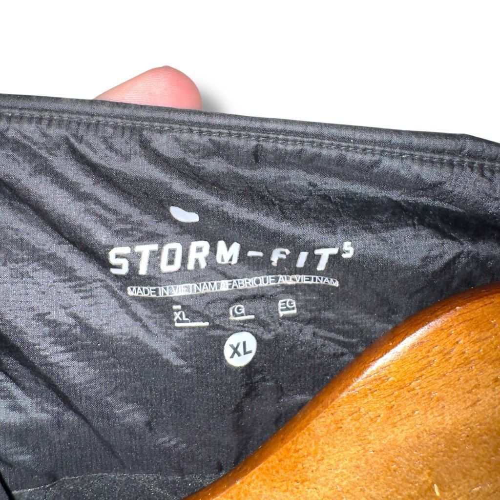 Nike Black Nike Storm-Fit Full Zip Water-Resistant Rain Jacket Wi Size US XXL / EU 58 / 5 - 5 Thumbnail
