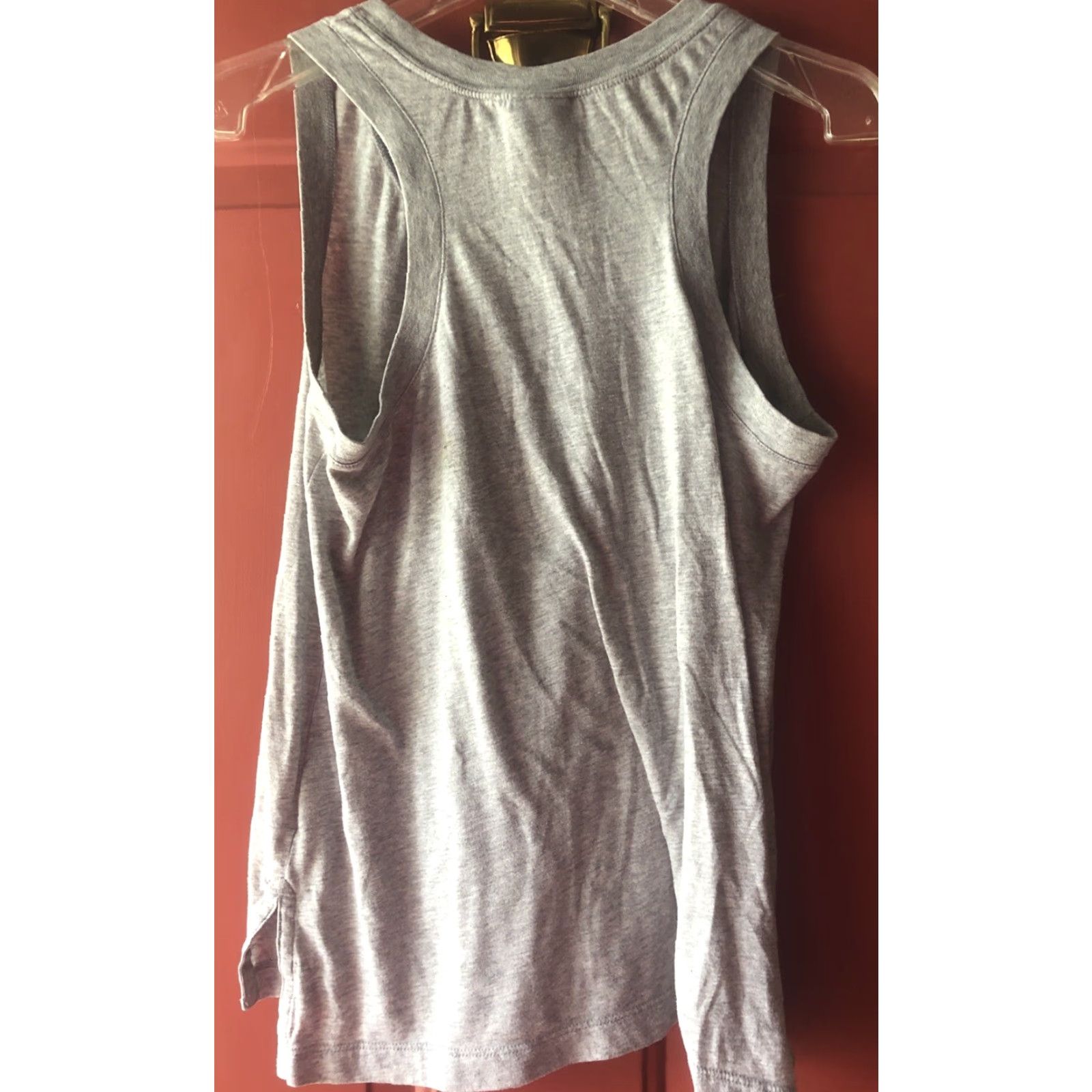Nike Nike Just Do It Tank Women’s Medium Gray Sleeveless Crew Neck Shirt Tee Activewear Size M / US 6-8 / IT 42-44 - 3 Thumbnail