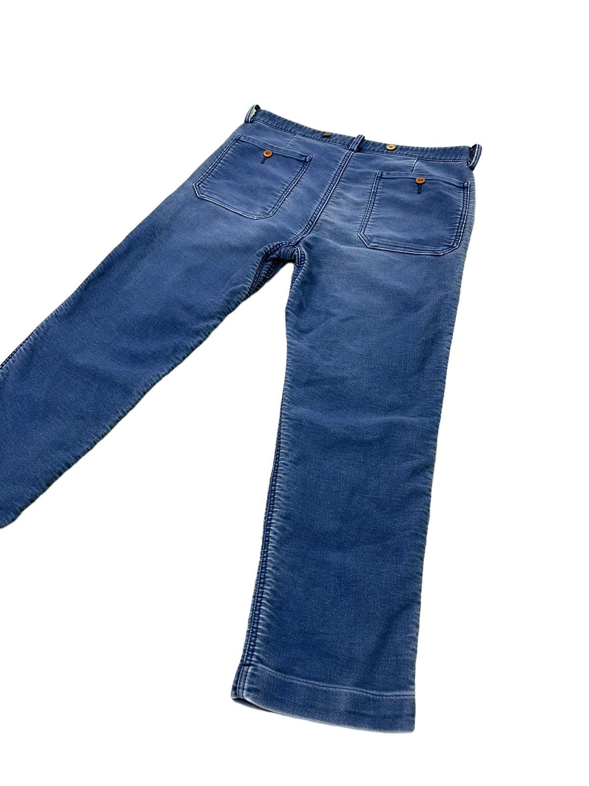 Visvim Cropped Moleskin Visvim Workwear Style Sweatpant Slim 6🟦5 Size US 32 / EU 48 - 3 Thumbnail