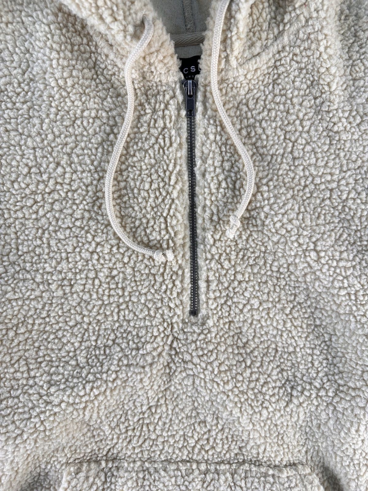 Pacsun Beige Pacsun Sherpa Hoodie, Worn in good condition, Size US M / EU 48-50 / 2 - 2 Thumbnail