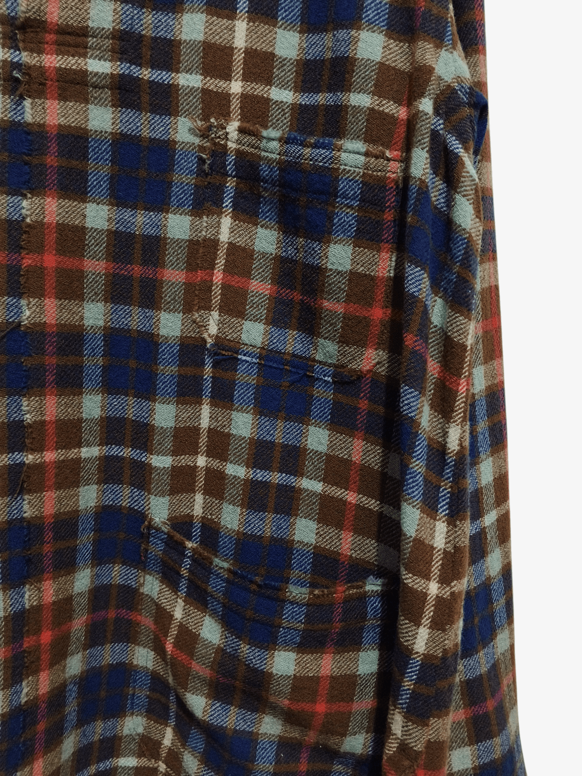 45rpm 🔥45RPM Japan Distressed Plaid Wool Pullover Shirt Jacket Size US M / EU 48-50 / 2 - 3 Thumbnail