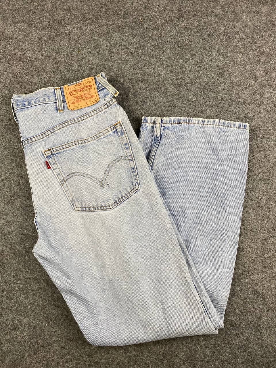 Levi's vintage levis 505 regular fit distressed denim nice design Size US 39 - 2 Thumbnail