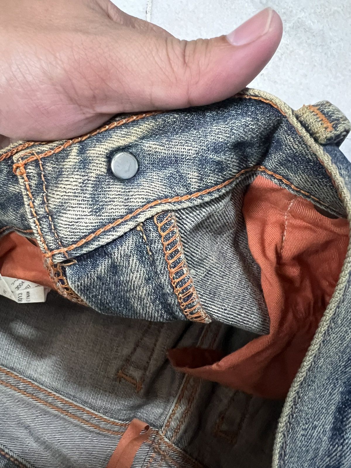 Japanese Brand × Levi's × Levi's Vintage Clothing 💥Crazy💥Vintage Levis 502 Mud Wash Distressed Jeans Very Rare Size US 31 - 10 Thumbnail