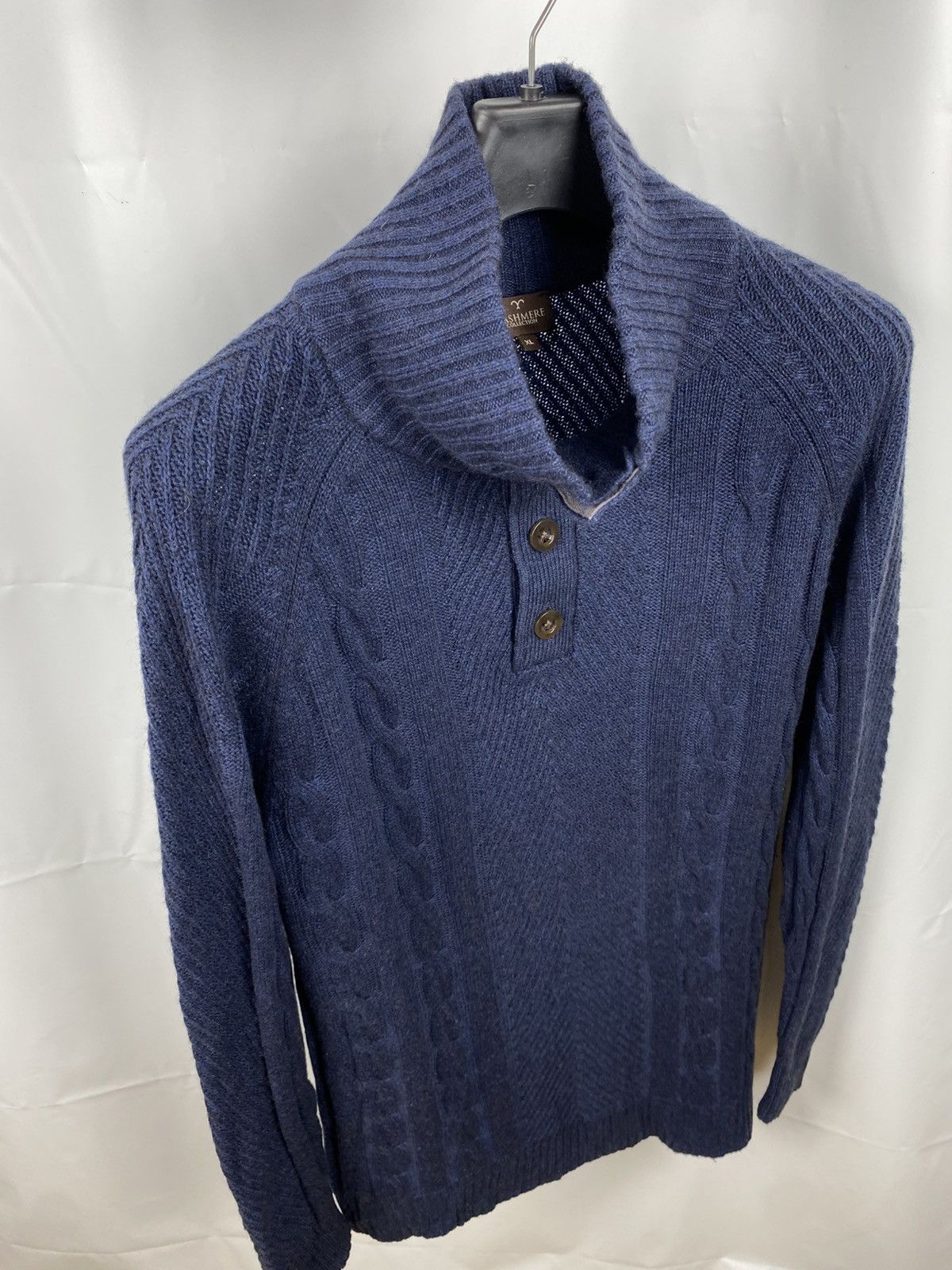 Other Cashmere Collection Merino Wool Cashmere Sweater Cable Knit Size US XL / EU 56 / 4 - 5 Thumbnail