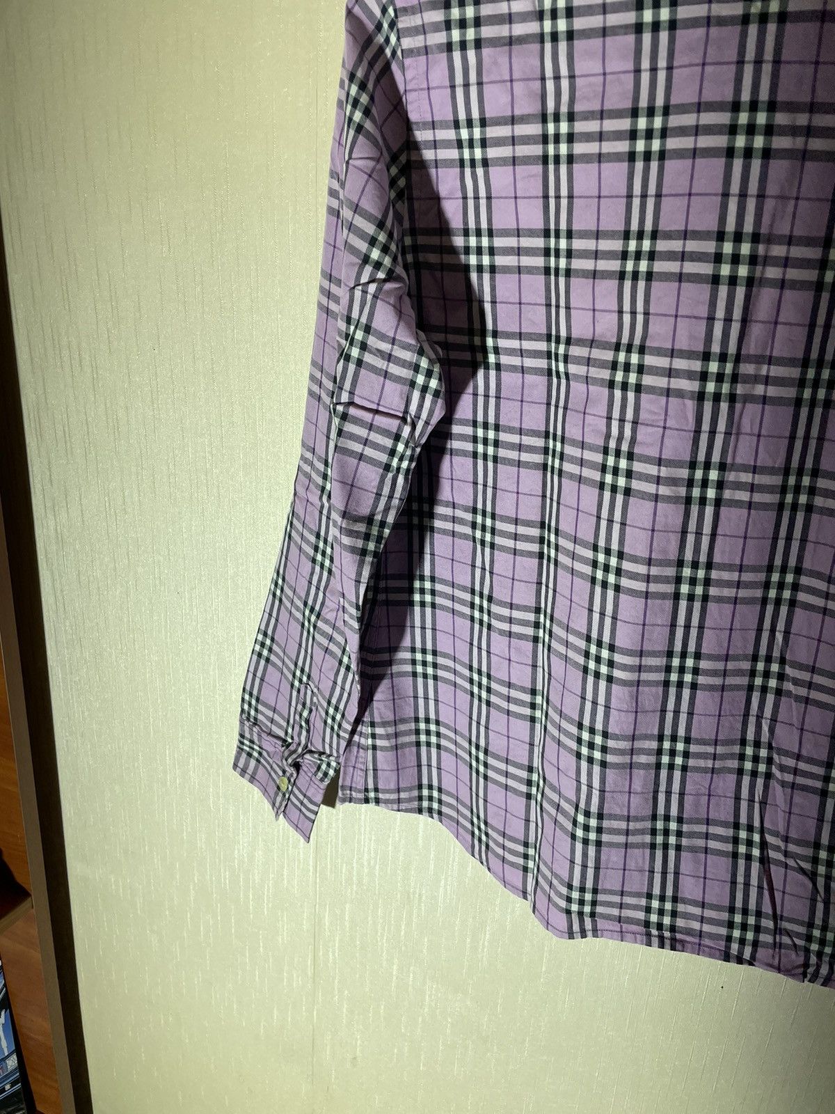 Burberry × Vintage Burberry London Nova check vintage streetwear shirt Size L / US 10 / IT 46 - 17 Thumbnail