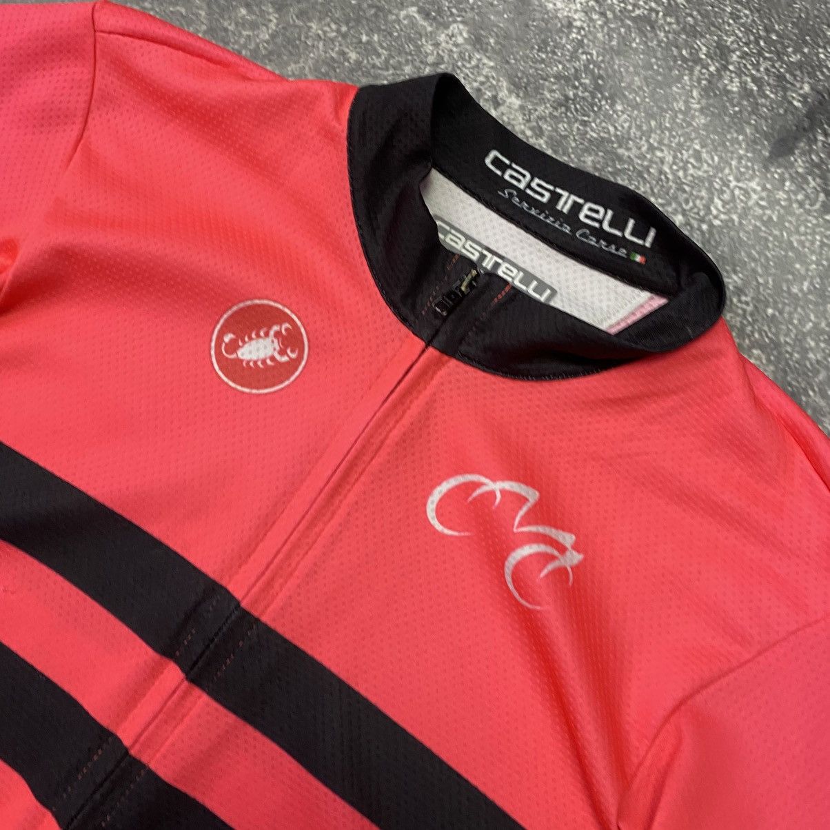 Vintage Mens Castelli Big Logo cycling y2k sports purple jersey tee Size US XL / EU 56 / 4 - 3 Thumbnail