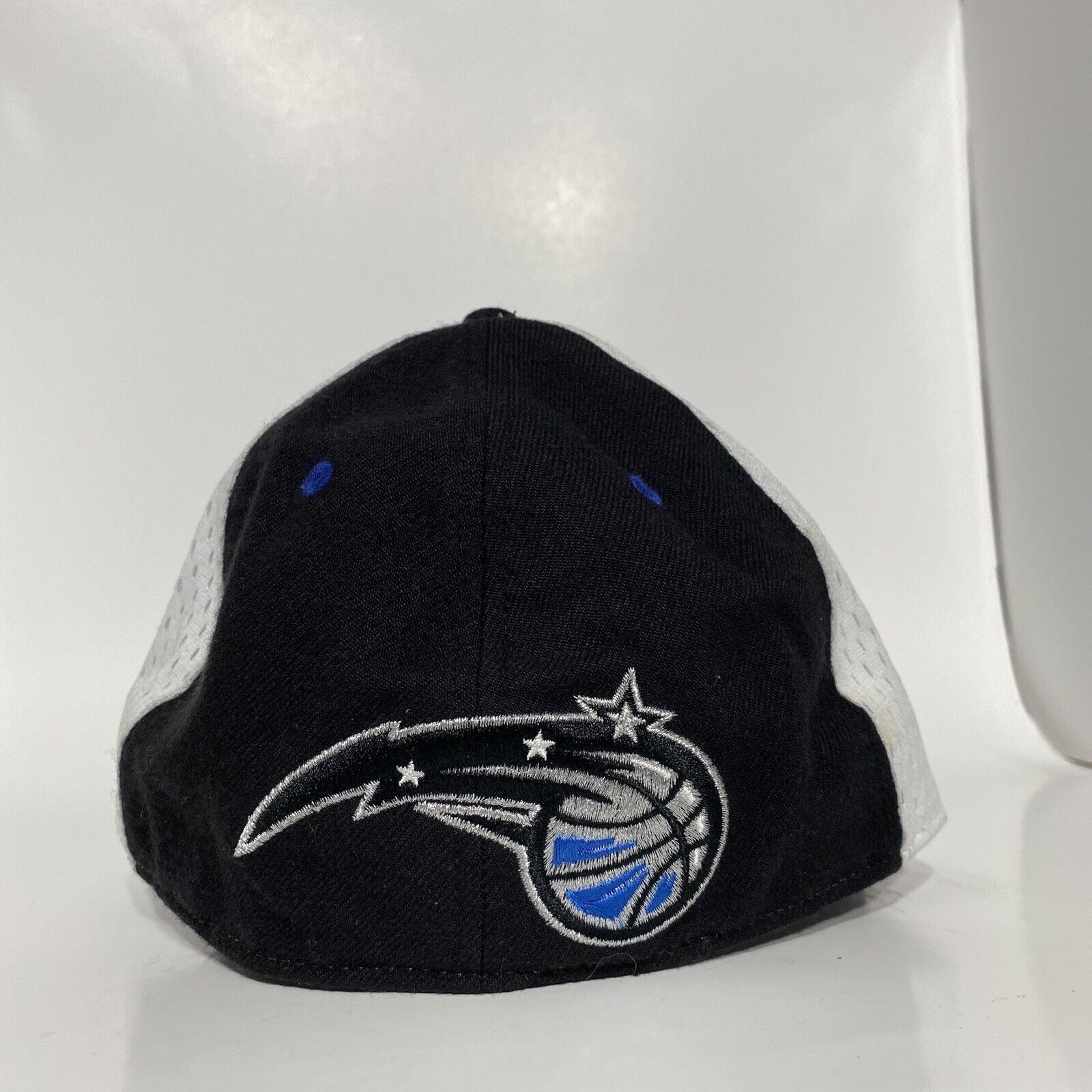 NBA '47 NBA Orlando Magic Fitted Flat Brim Blue White Black Hat Size ONE SIZE - 3 Thumbnail