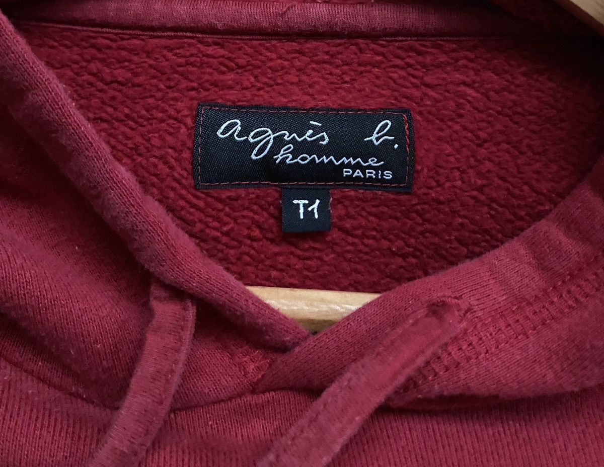 agnes b. Vintage Brand Agnes B Big Logo Hoodie 1990s Size US M / EU 48-50 / 2 - 7 Thumbnail