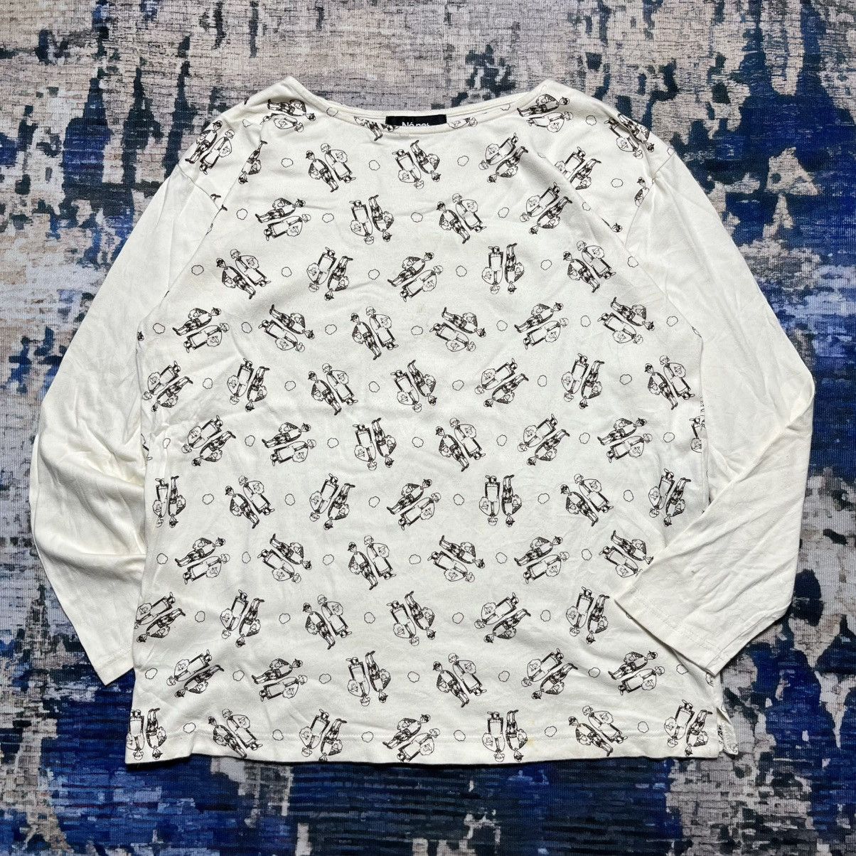 Ne-Net 🔥Ne-Net By issey Miyake Full Print Long Sleeve Tee Size US M / EU 48-50 / 2 - 1 Thumbnail
