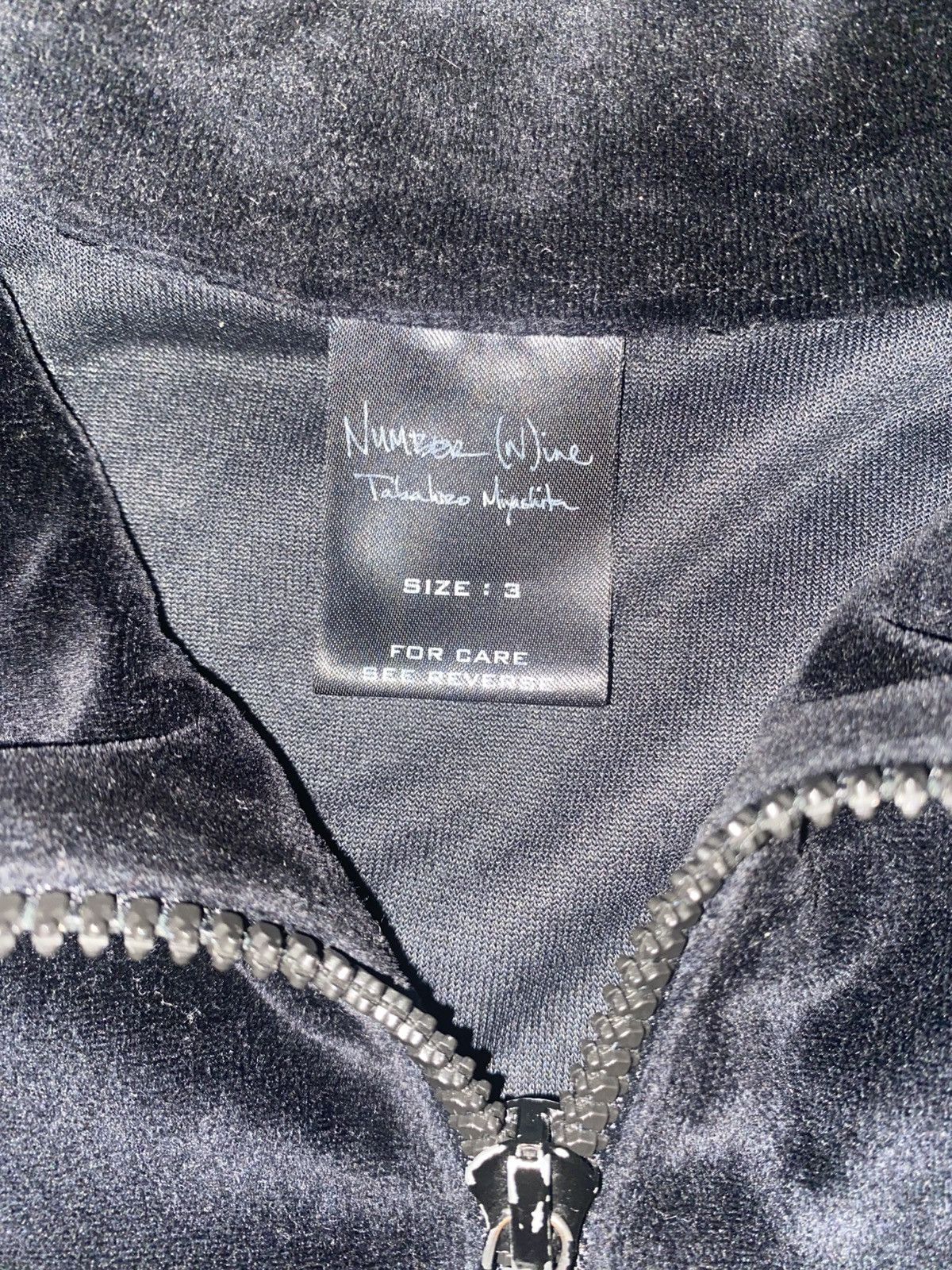 Number (N)ine Number (N)ine Double Skull Velour Size US M / EU 48-50 / 2 - 2 Thumbnail