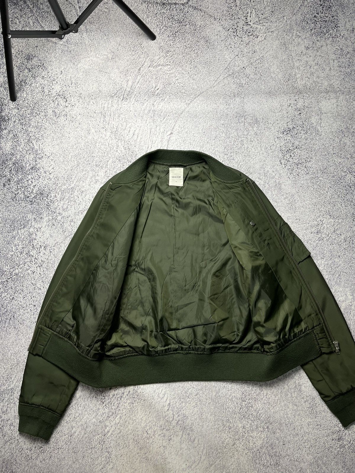 Vintage Wood Wood Romantic Bomber Jacket MA1 Luxury Y2K Size US L / EU 52-54 / 3 - 16 Thumbnail
