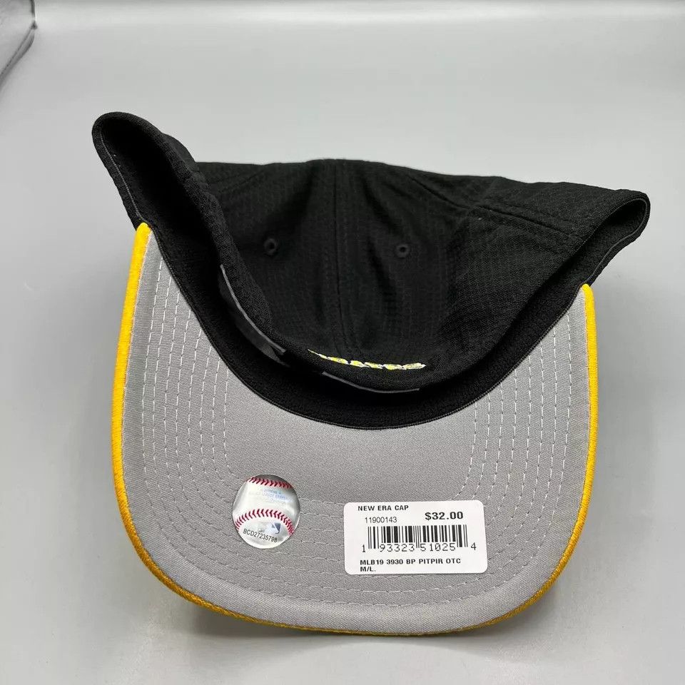 New Era Pittsburgh Pirates Hat Men M-L Stretch Fitted Cap New Size ONE SIZE - 6 Thumbnail