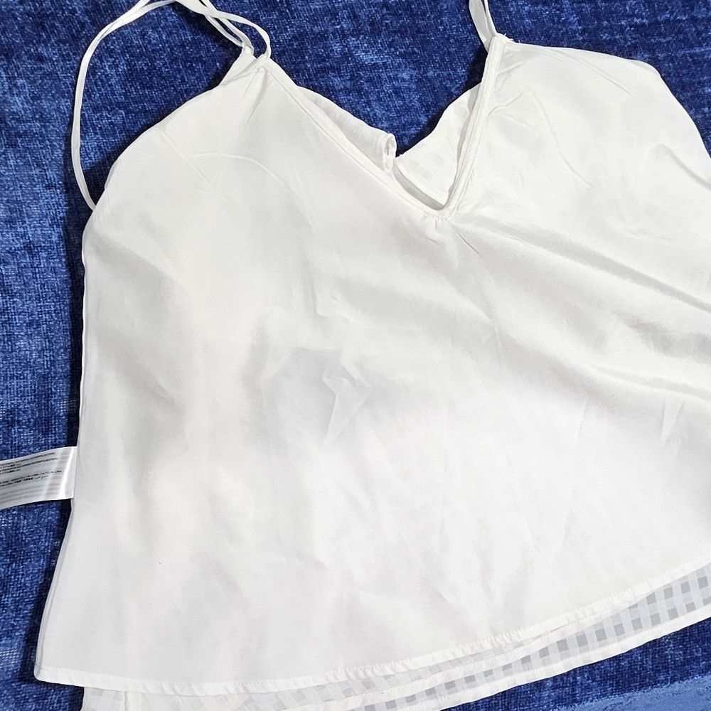 REVOLVE The Fifth Label White Open Shoulder Spaghetti Strap Blouse Size S / US 4 / IT 40 - 7 Thumbnail