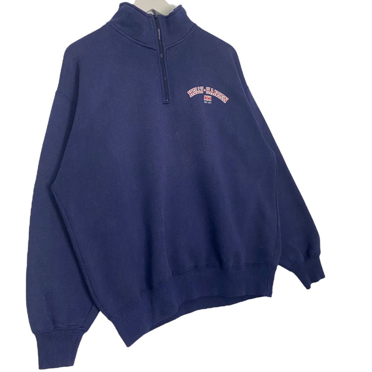 Vintage Vintage Helly Hansen Printed Crewneck Sweatshirt Blue Size L Size US L / EU 52-54 / 3 - 3 Thumbnail