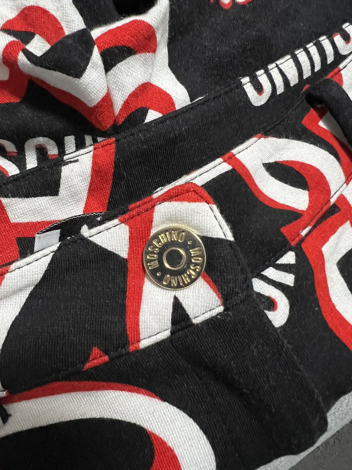 Moschino Moschino leggins XS monogram heart Size 27" / US 4 / IT 40 - 4 Thumbnail