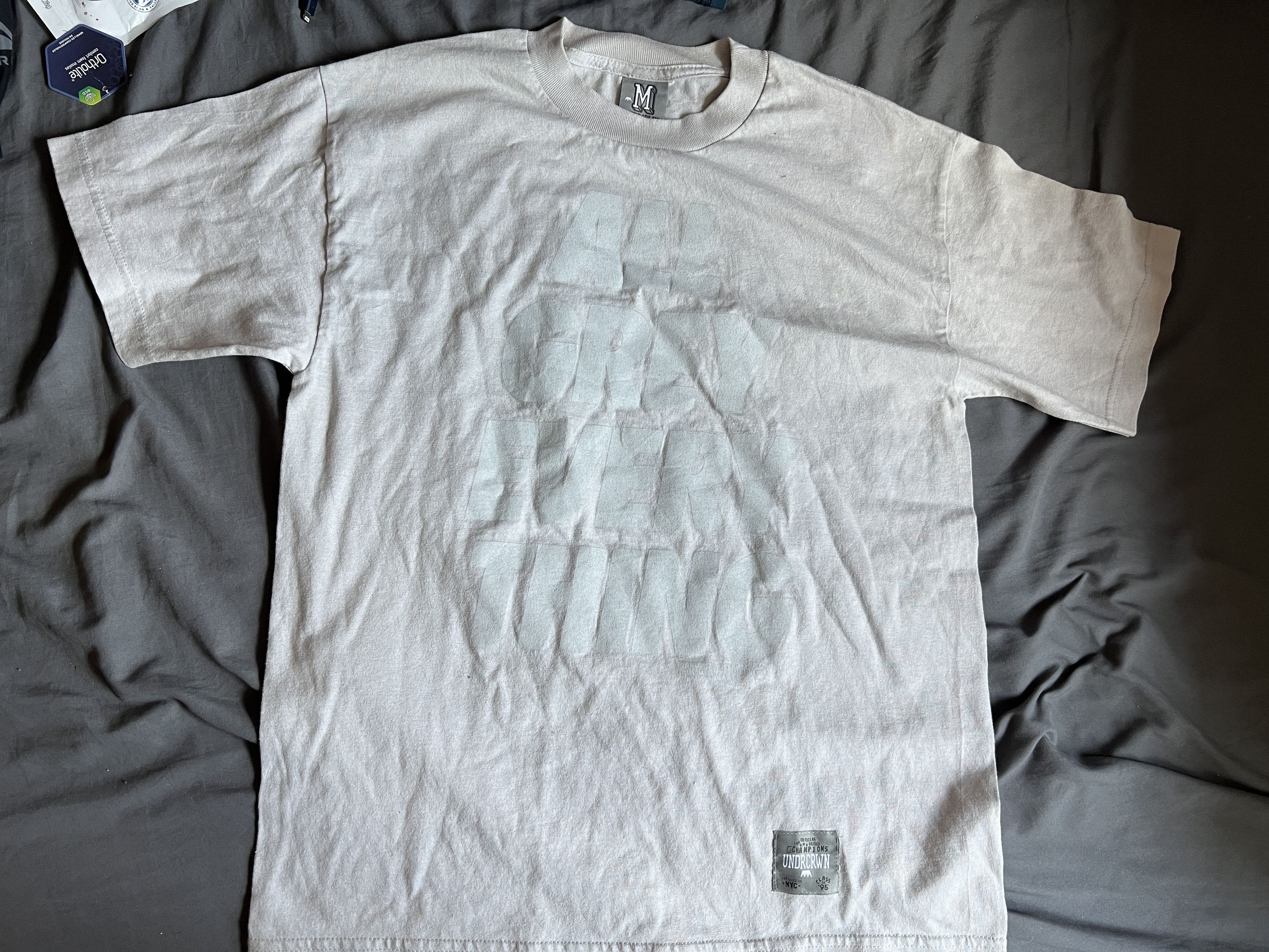UNDRCRWN UNDRCRWN "All Grey Everything" Tee Shirt Medium $95 Size US M / EU 48-50 / 2 - 1 Thumbnail