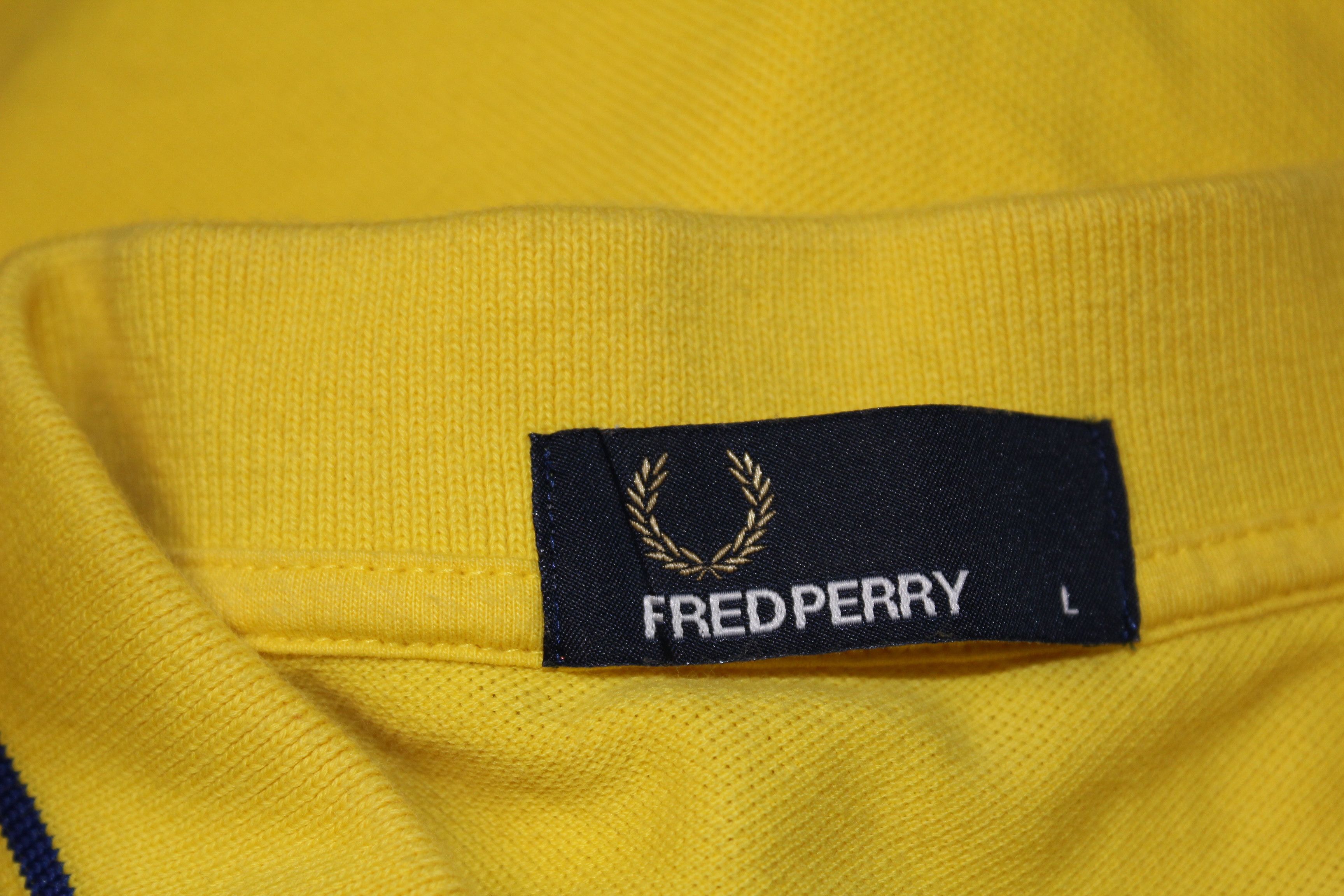 Fred Perry Fred Perry Brazil Short Sleeve Yellow Polo Shirt Size US L / EU 52-54 / 3 - 7 Thumbnail