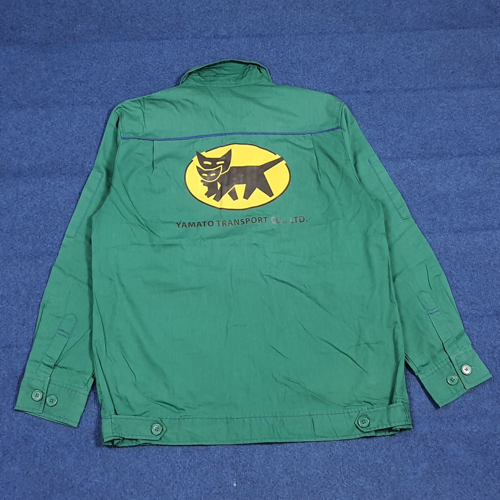 Japanese Brand Vintage Yamato Transport Japan Custom Logo Jacket C286N26 Size US M / EU 48-50 / 2 - 1 Thumbnail