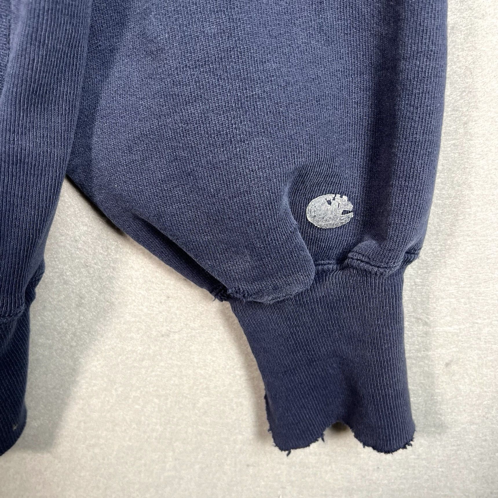Champion VINTAGE Champion Sweatshirt Adult Large Blue Mens 80s Reverse Weave Newburgh Crew Neck Long Sleeve Cotton Blend Pullover Size US L / EU 52-54 / 3 - 7 Thumbnail