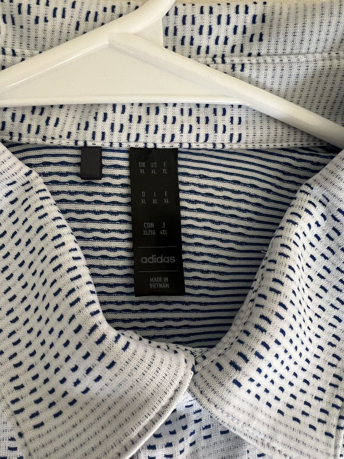 Malbon Nike x Adidas striped light blue polo XL men’s Size US XL / EU 56 / 4 - 3 Thumbnail