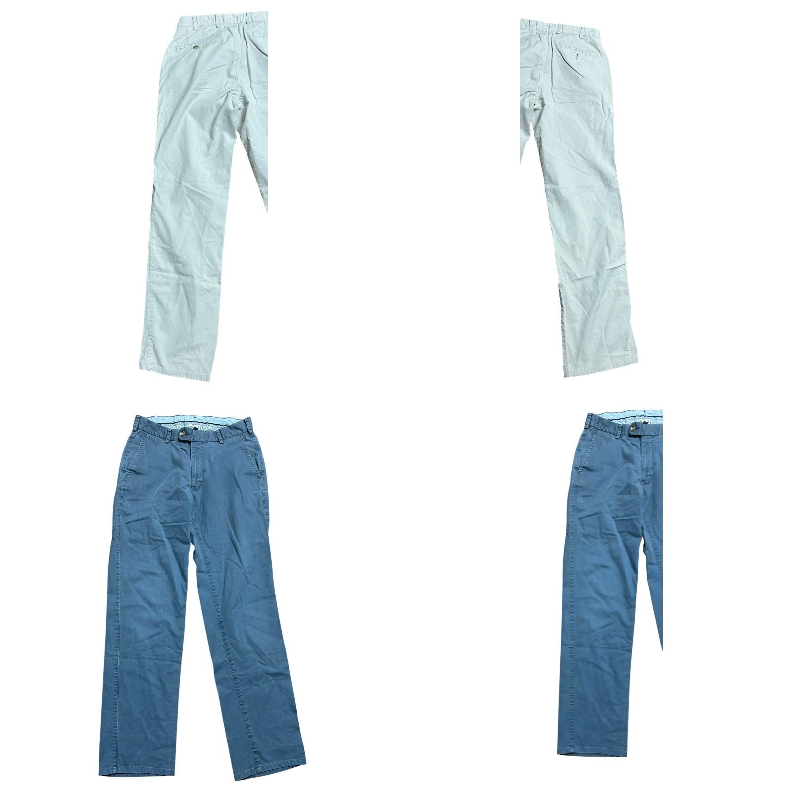 Peter Millar Peter Millar Pants 30x32 Beige/ Gray Chino Golf Slacks Trousers Office Lot of 2 Mens Regular Front Flat Front 5-Pocket Size US 30 / EU 46 - 8 Thumbnail