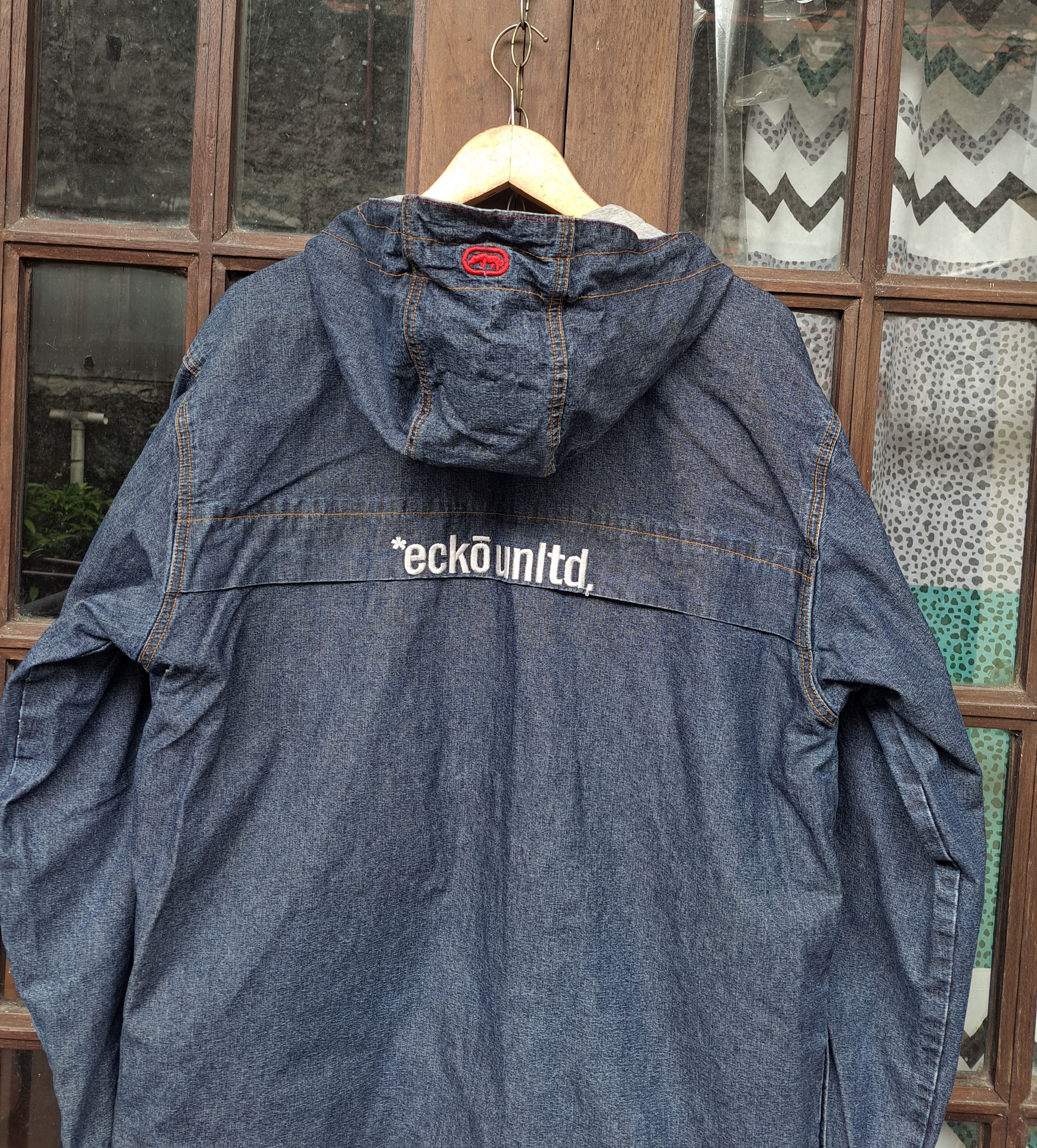 Ecko Unltd. Ecko Unltd Denim Jacket Hoodie Mens M Big & Tall Size US M / EU 48-50 / 2 - 6 Thumbnail