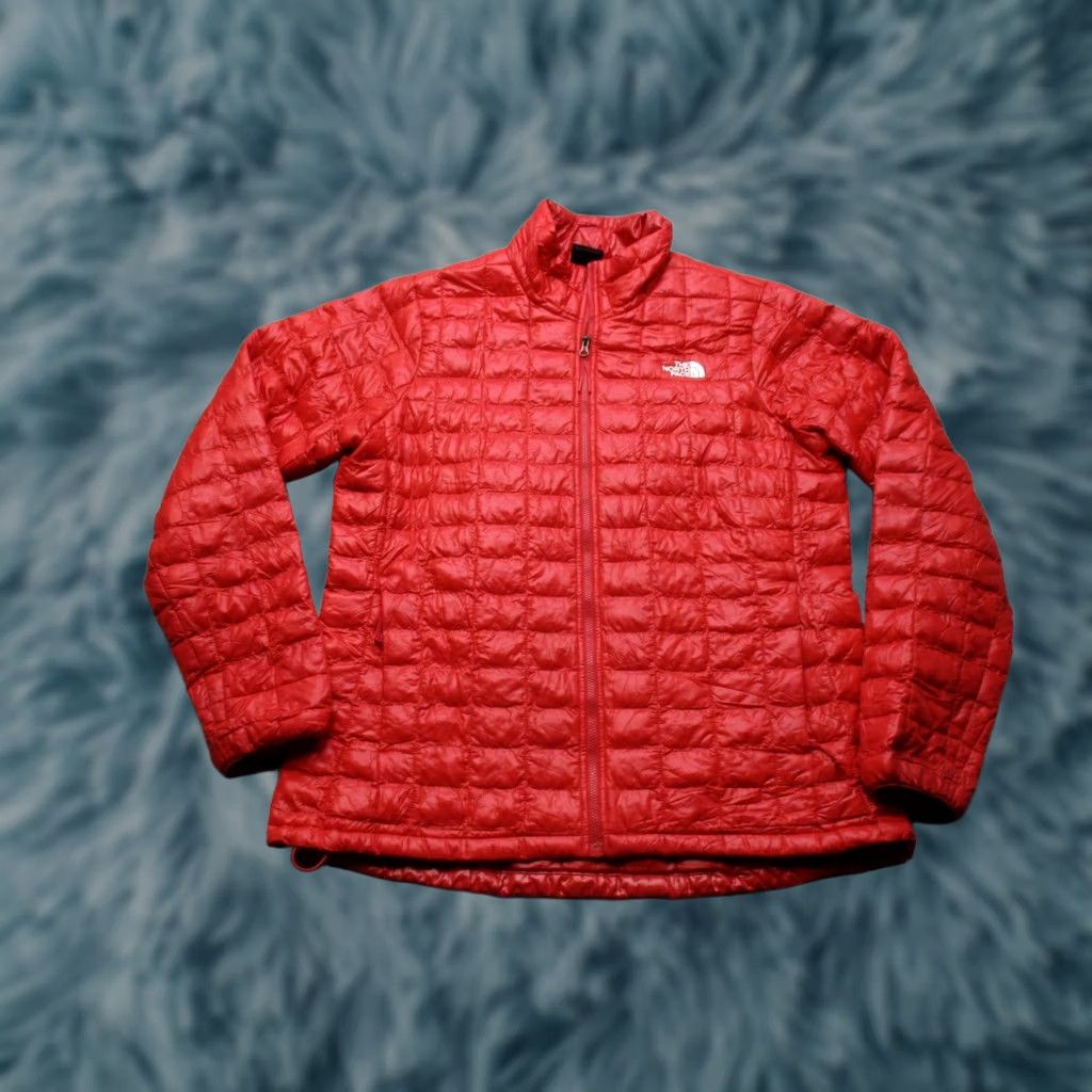 The North Face The North Face Jacket Womens Large Red ThermoBall Eco Puffer Full Zip NF0A3Y3Q Size L / US 10 / IT 46 - 1 Thumbnail