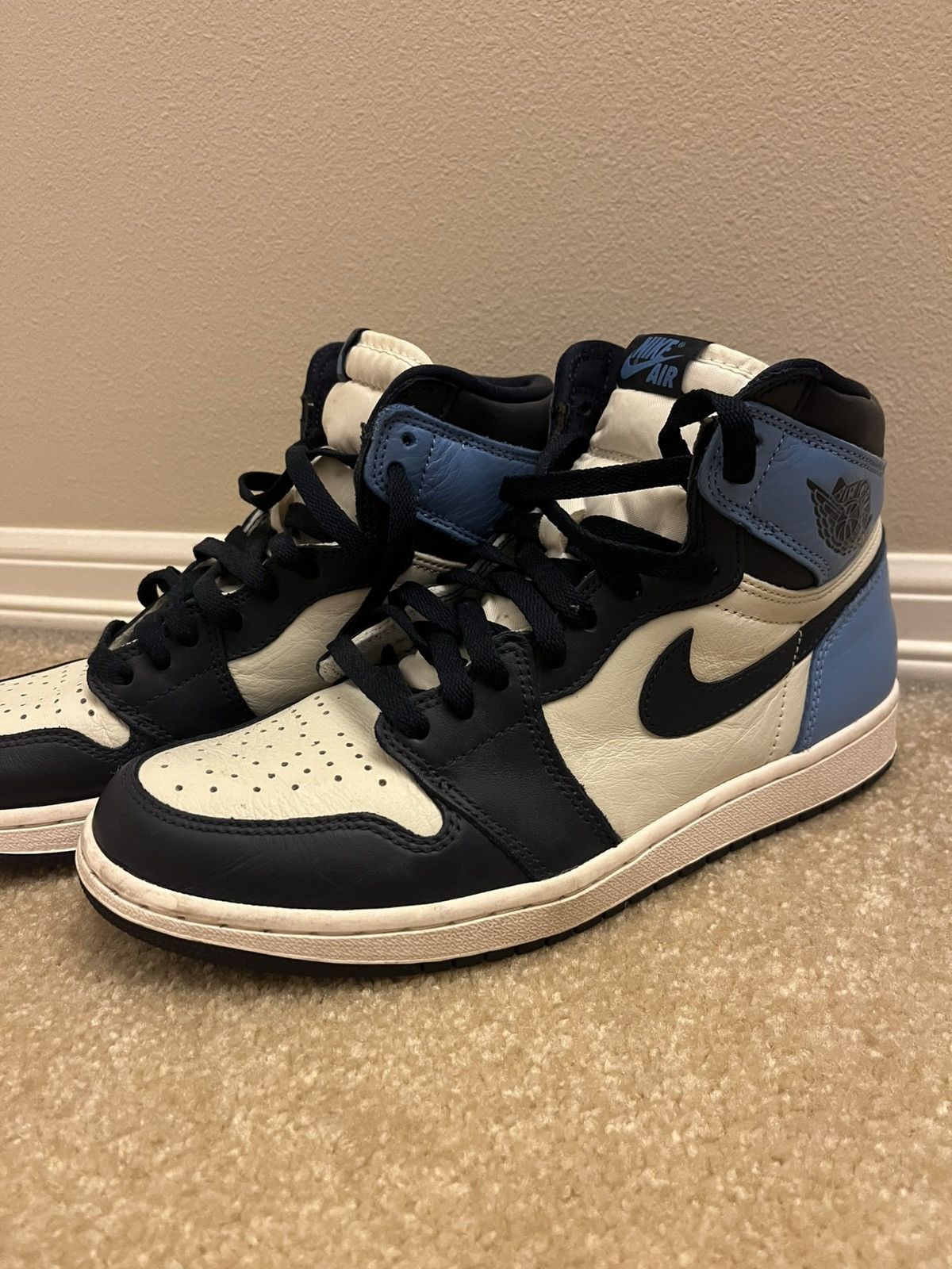 Jordan Brand × Nike Jordan 1 high Obsidian Size US 9.5 / EU 42-43 - 1 Thumbnail
