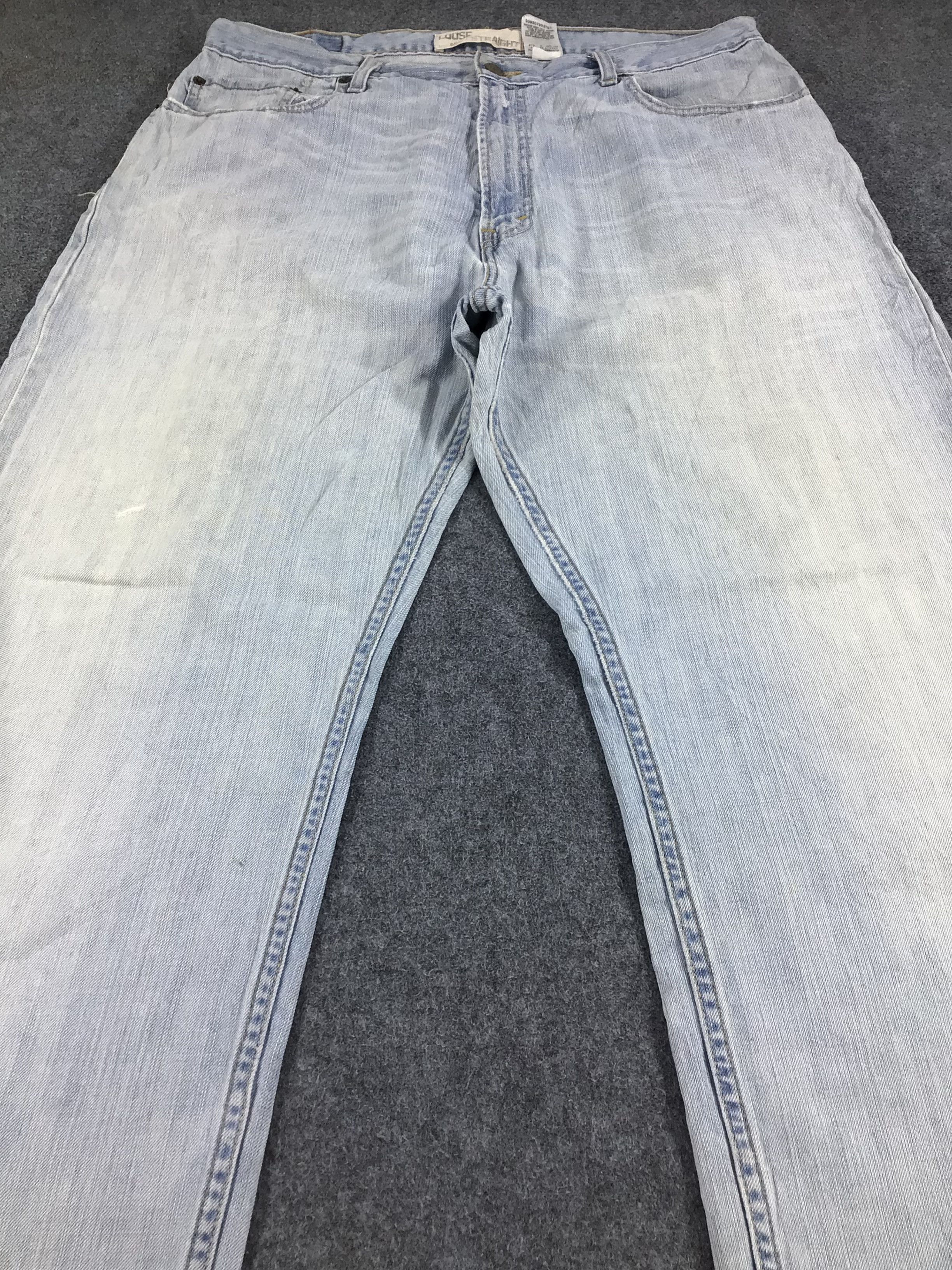 Levi's Vintage Levi's 569 Jeans Light Wash Straight Denim KJ233 Size US 37 - 3 Thumbnail