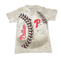 Majestic MLB Philadelphia Phillies 2009 NL Champs T-Shirt Mens L Baseball  Red