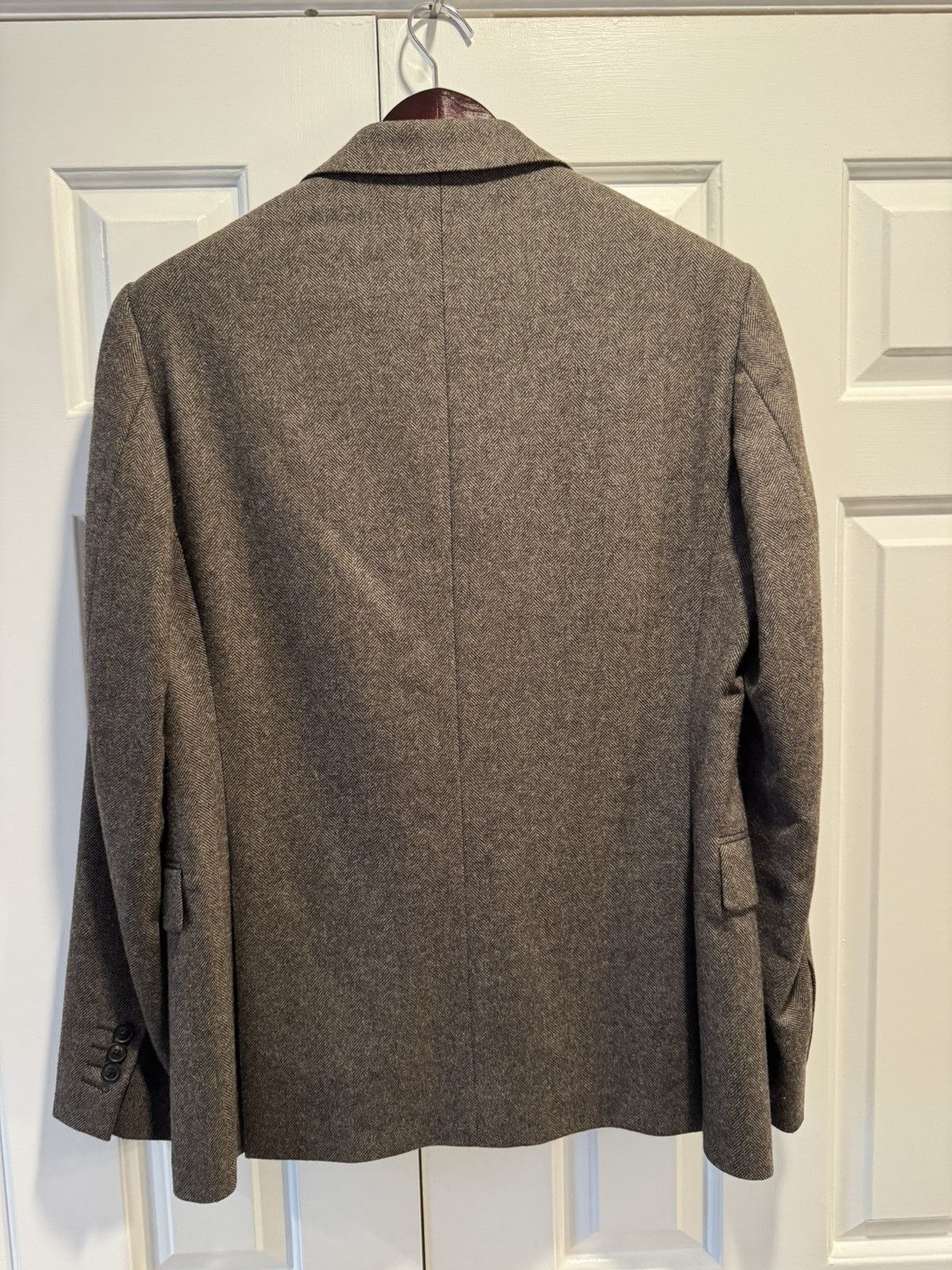 Gant GANT Slim Fit Herringbone Wool Blend Blazer Size 38R - 2 Thumbnail