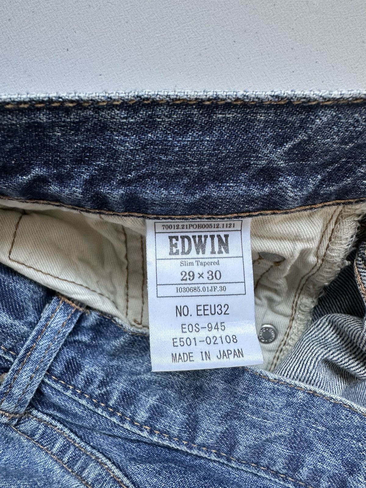 Edwin Edwin Salvedge Slim Tapered Denim Jeans Size US 29 - 10 Thumbnail