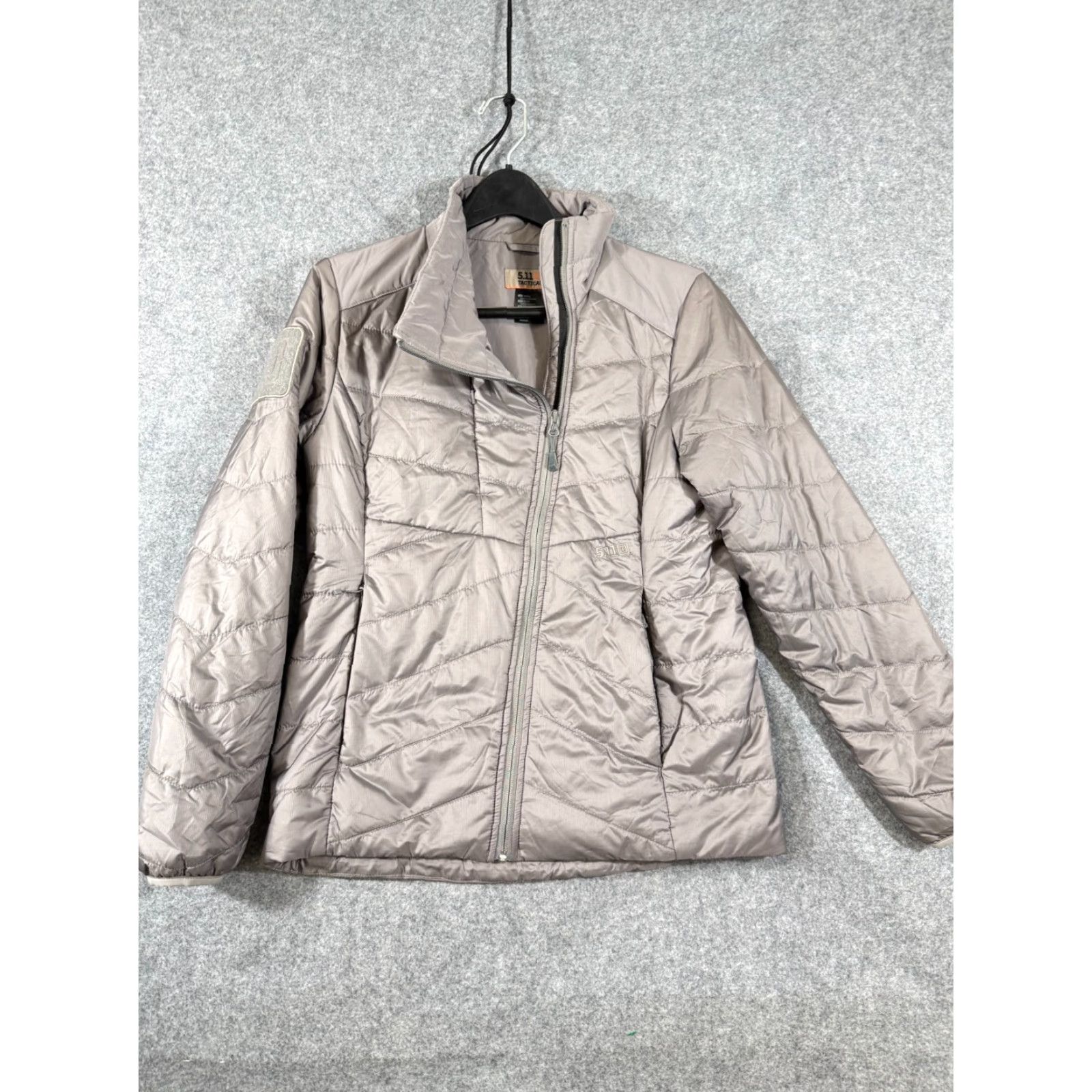 Vintage 5.11 Tactical Jacket Womens S Gray Asymmetrical Zip Outdoor Insulated Puffer Size S / US 4 / IT 40 - 3 Thumbnail
