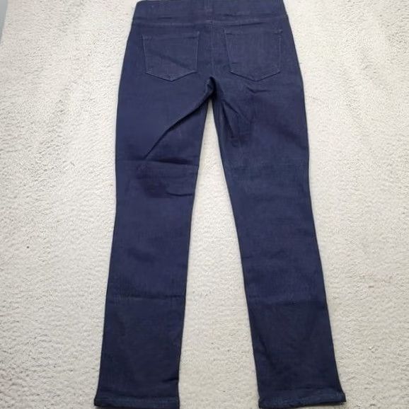 NYDJ NYDJ Ankle Pants Women’s 2 Blue Cotton Comfort Waist Flat Front Pull On Size 26" / US 2 / IT 38 - 2 Thumbnail