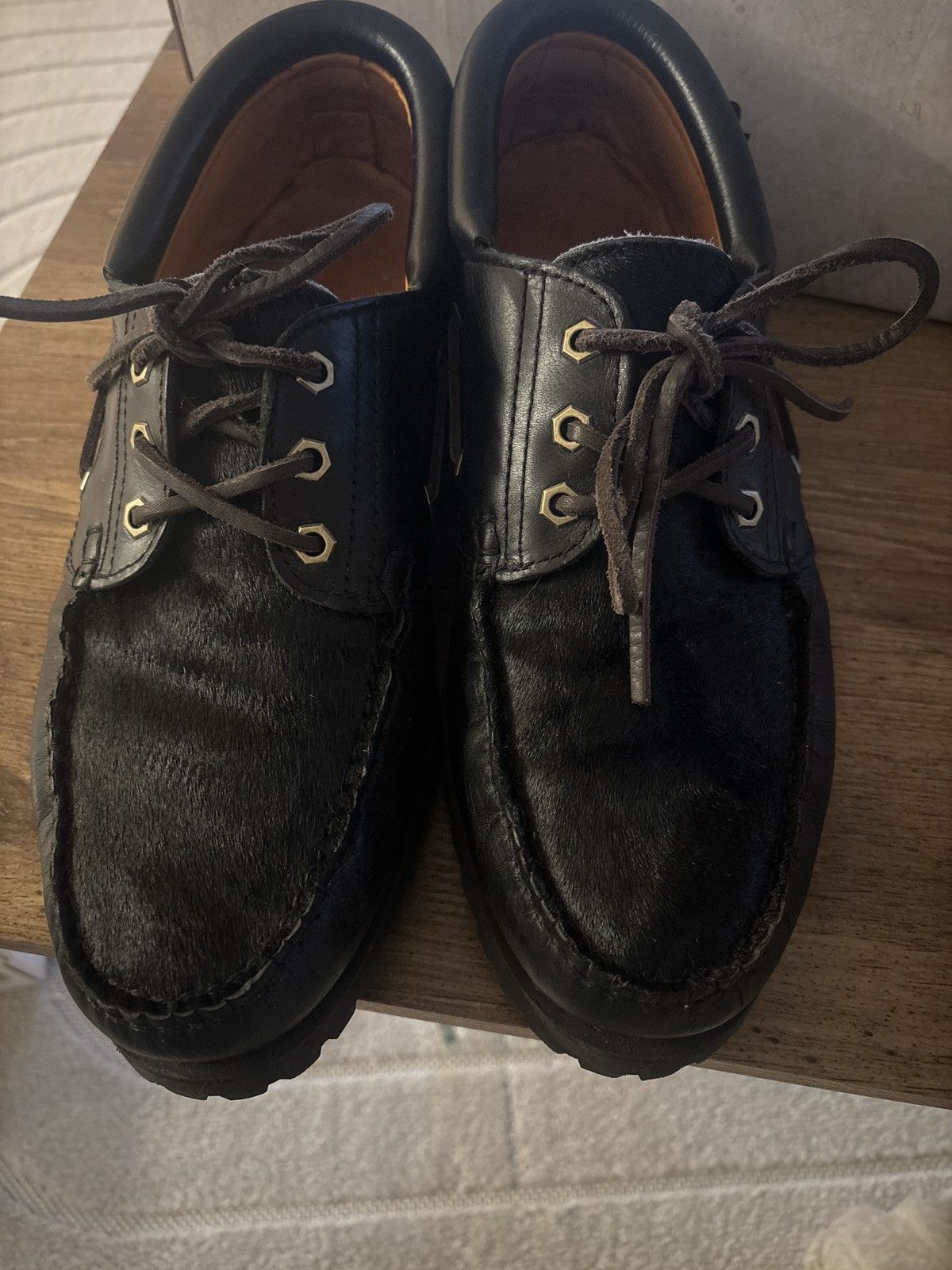 Timberland END. Clothing Timberland 3 Eye Lug Black Size US 12 / EU 45 - 6 Thumbnail